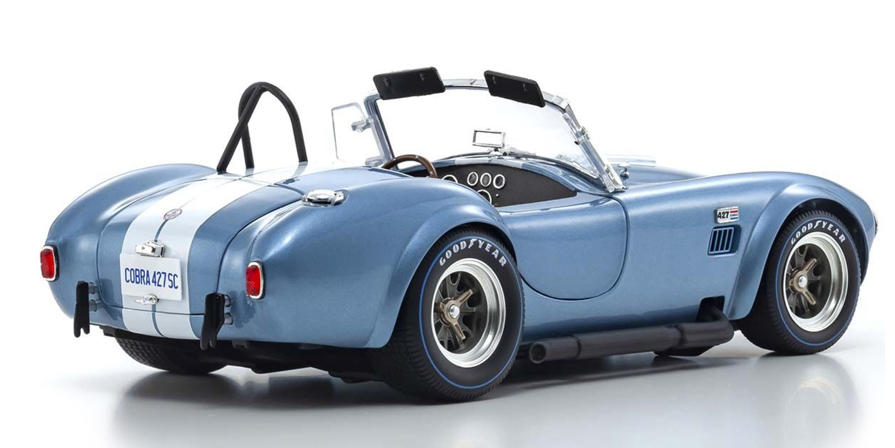 SHELBY COBRA 427 S/C - SAPPHIRE BLUE/WHITE (08047SBL)