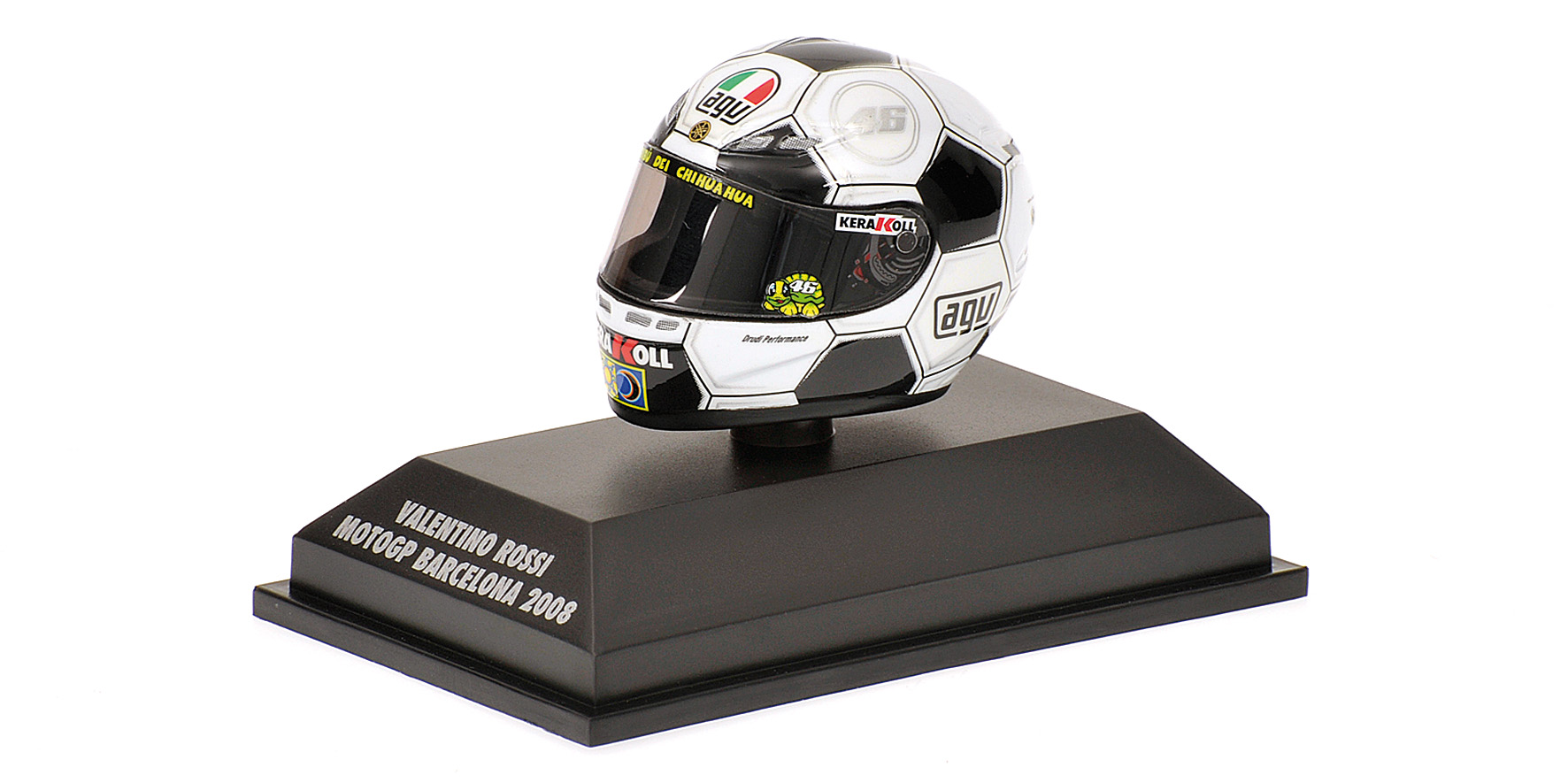 AGV HELMET - VALENTINO ROSSI - MOTOGP BARCELONA - 2008