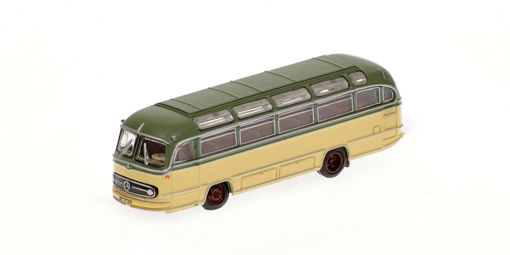 MERCEDES-BENZ O321H BUS - 1957 - GREEN/CREAM