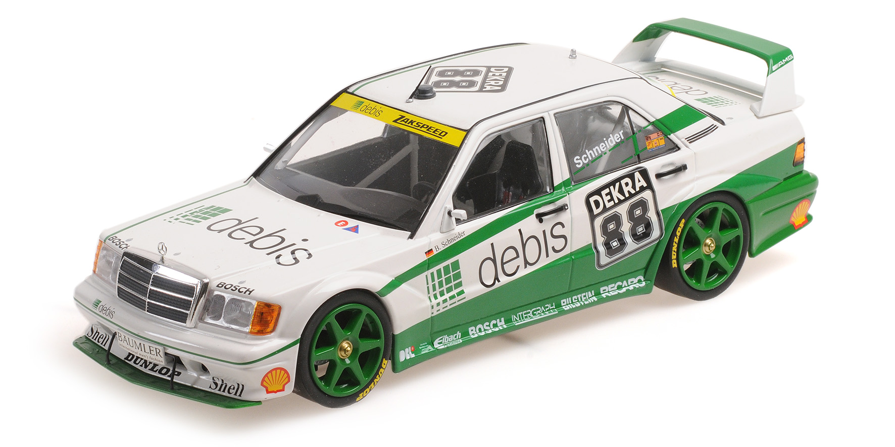 MERCEDES-BENZ 190E 2.5-16 EVO 2 - TEAM ZAKSPEED - BERND SCHNEIDER- DTM 1991