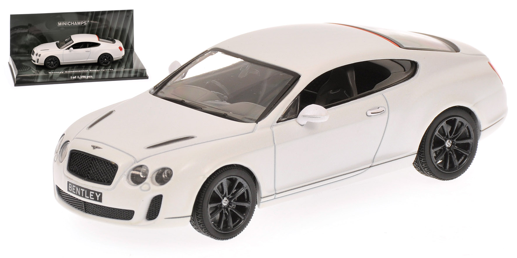 BENTLEY CONTINENTAL SUPERSPORTS - 2009 - WHITE SATIN