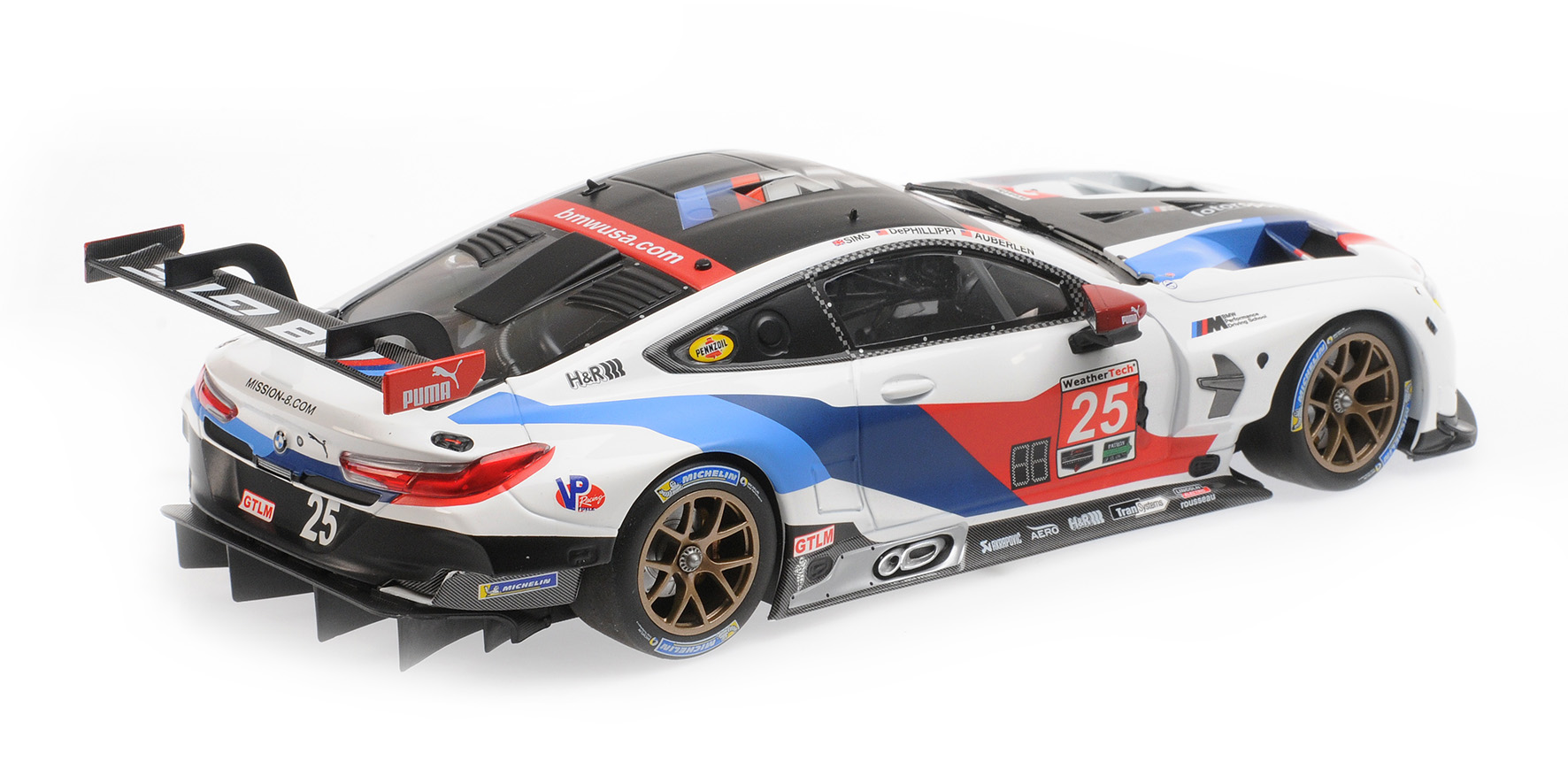 BMW M8 GTE - BMW TEAM RLL - DE PHILLIPPI/AUBERLEN/SIMS - 2ND CLASS 12H SEBRING 2018