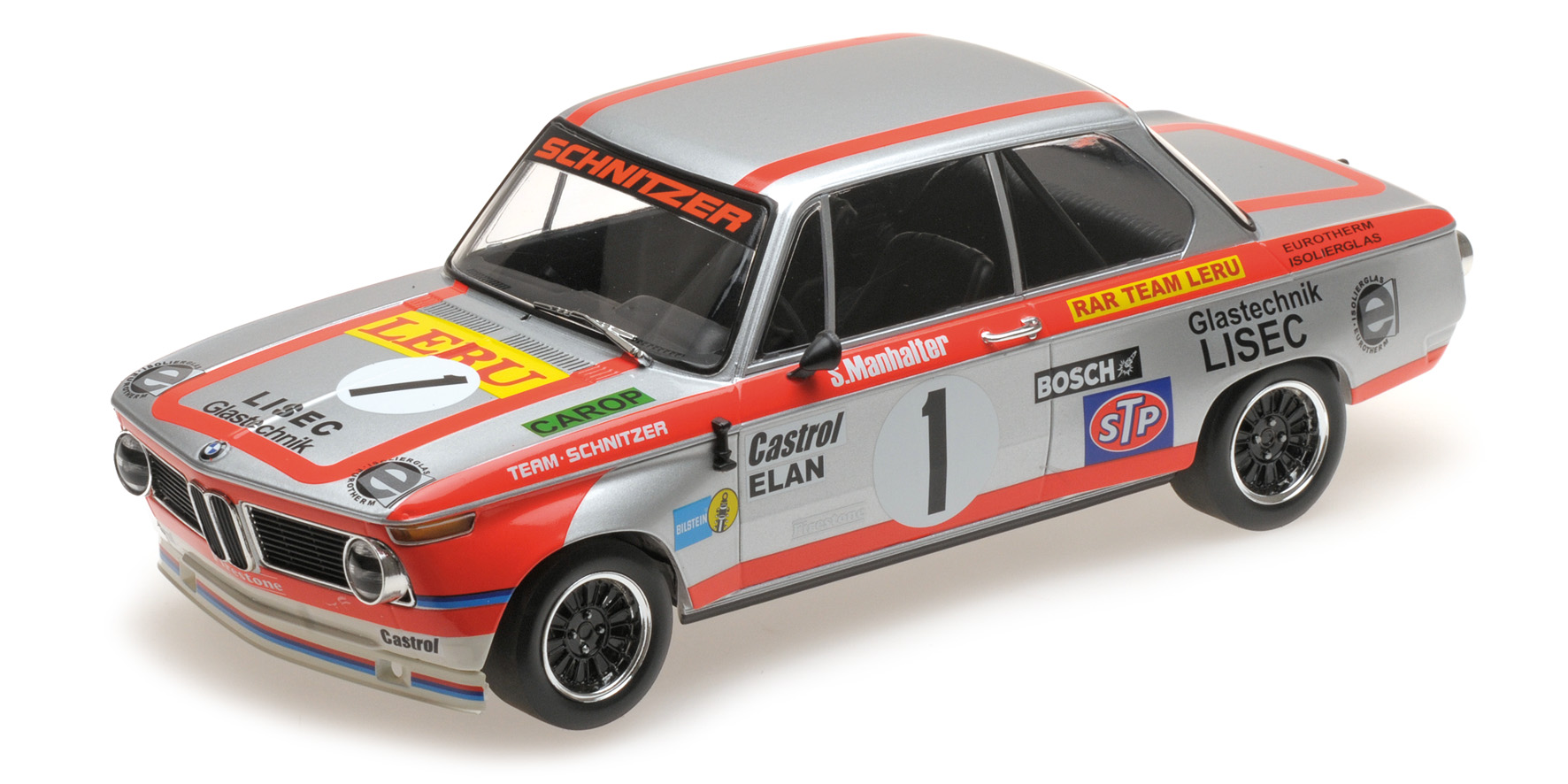 BMW 2002 TI - RAR TEAM LERU - SEPP MANHALTER - WINNER 1000 KM ÖSTERREICHRING 1974