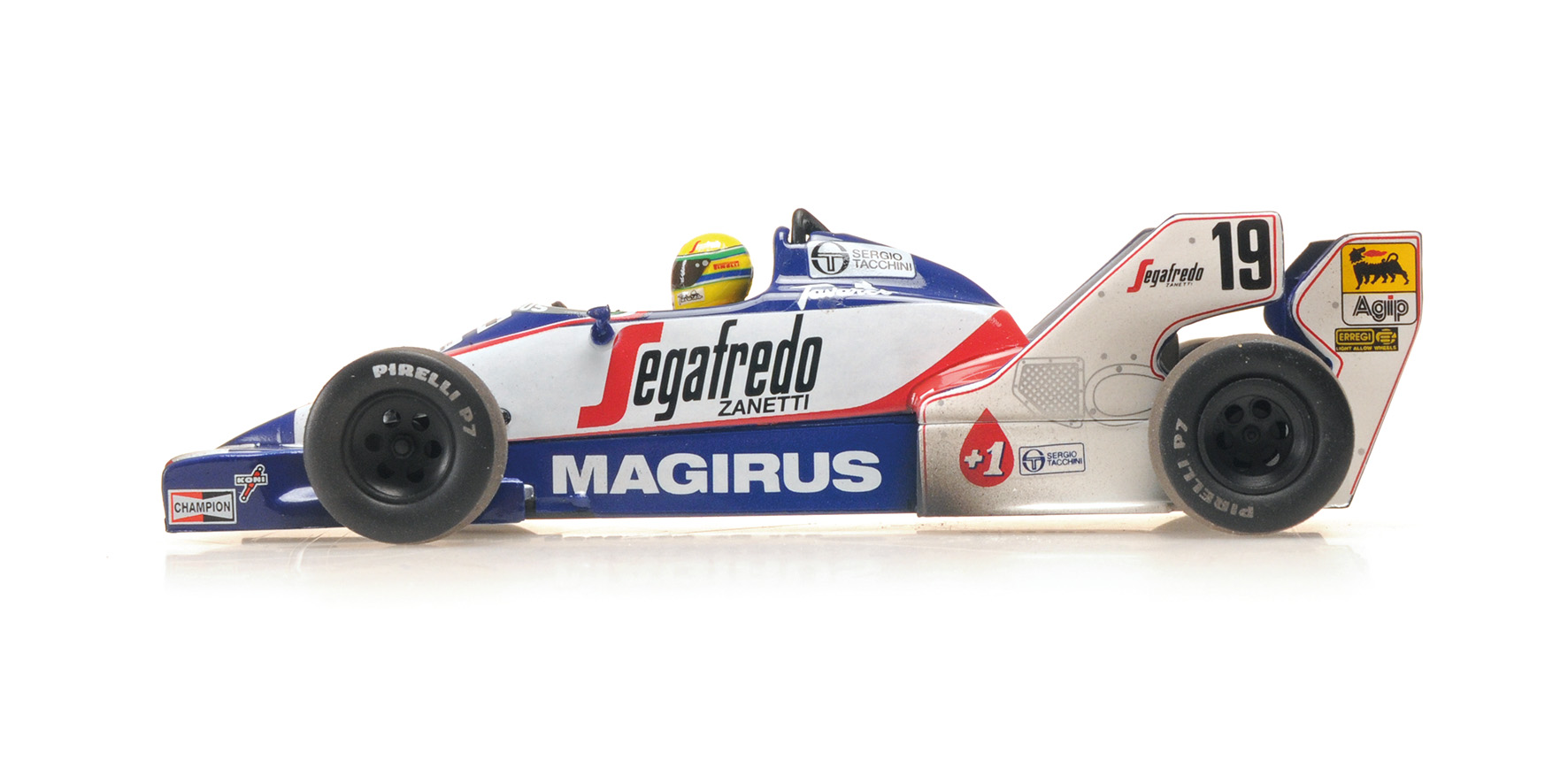 TOLEMAN HART TG183B - AYRTON SENNA - BRAZILIAN GP 1984 - DIRTY VERSION