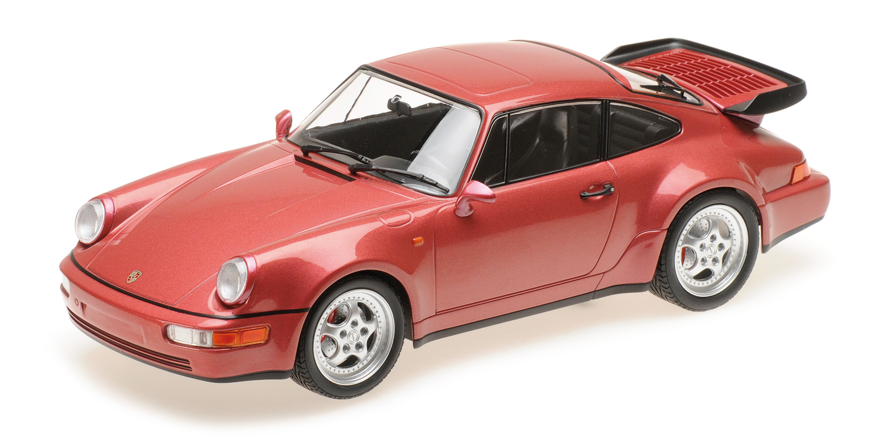 PORSCHE 911 TURBO (964) - 1990 - RED METALLIC