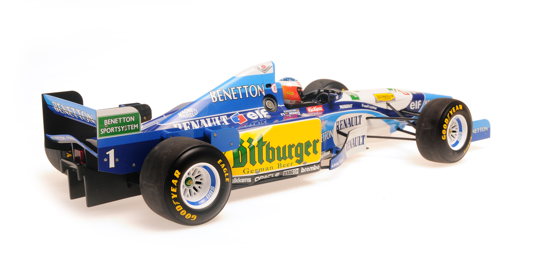 BENETTON RENAULT B195 - MICHAEL SCHUMACHER - WINNER EUROPEAN GP 1995