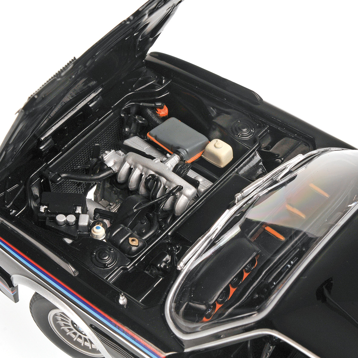 BMW 3.0 CSL (E9) COUPE - 1973 - BLACK W/ STRIPES