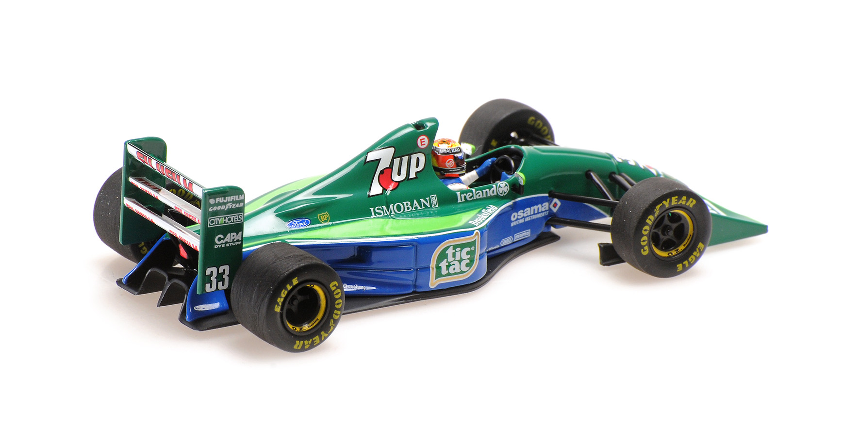 JORDAN FORD 191 - MICK SCHUMACHER - DEMO RUN SILVERSTONE JULY 2021