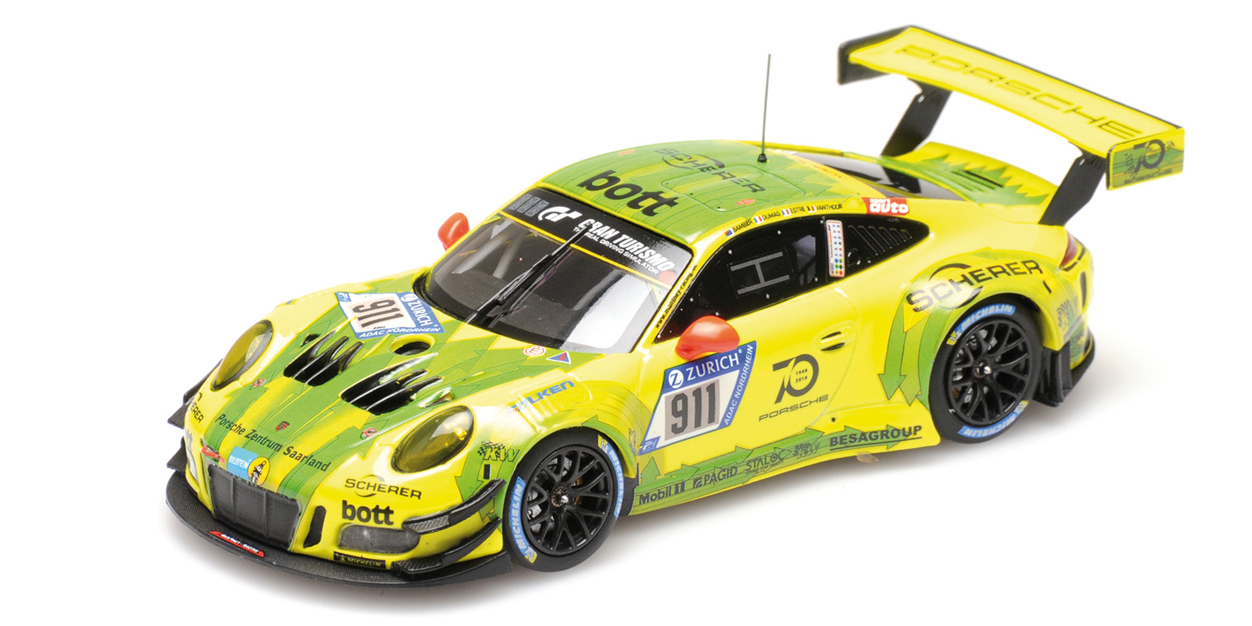 PORSCHE 911 GT3 R (991) - MANTHEY RACING - ESTRE/DUMAS/VANTOOR/BAMBER - NBG 2018