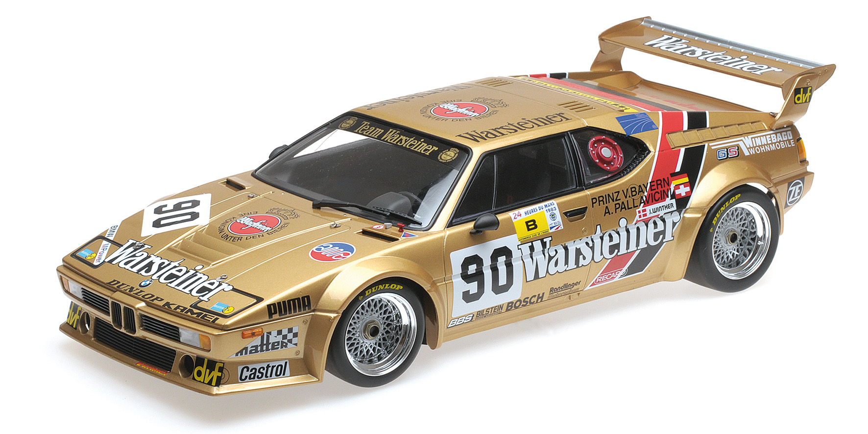 BMW M1 GR.B - PALLAVICINI/WINTHER/VON BAYERN - 24H LE MANS 1983