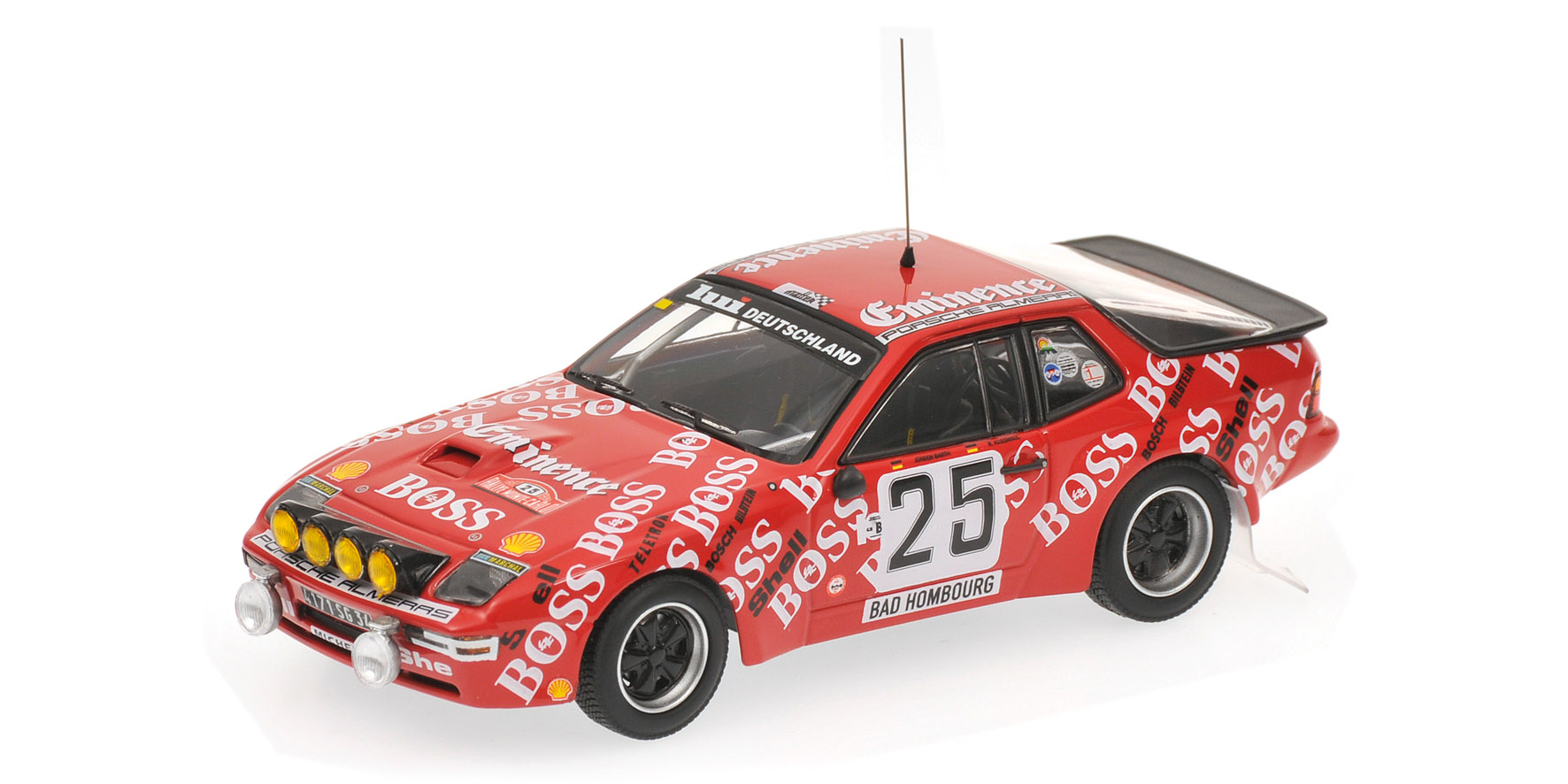 PORSCHE 924 CARRERA GTS - 'BOSS' - BARTH/KUSSMAUL - RALLY MONTE CARLO 1982