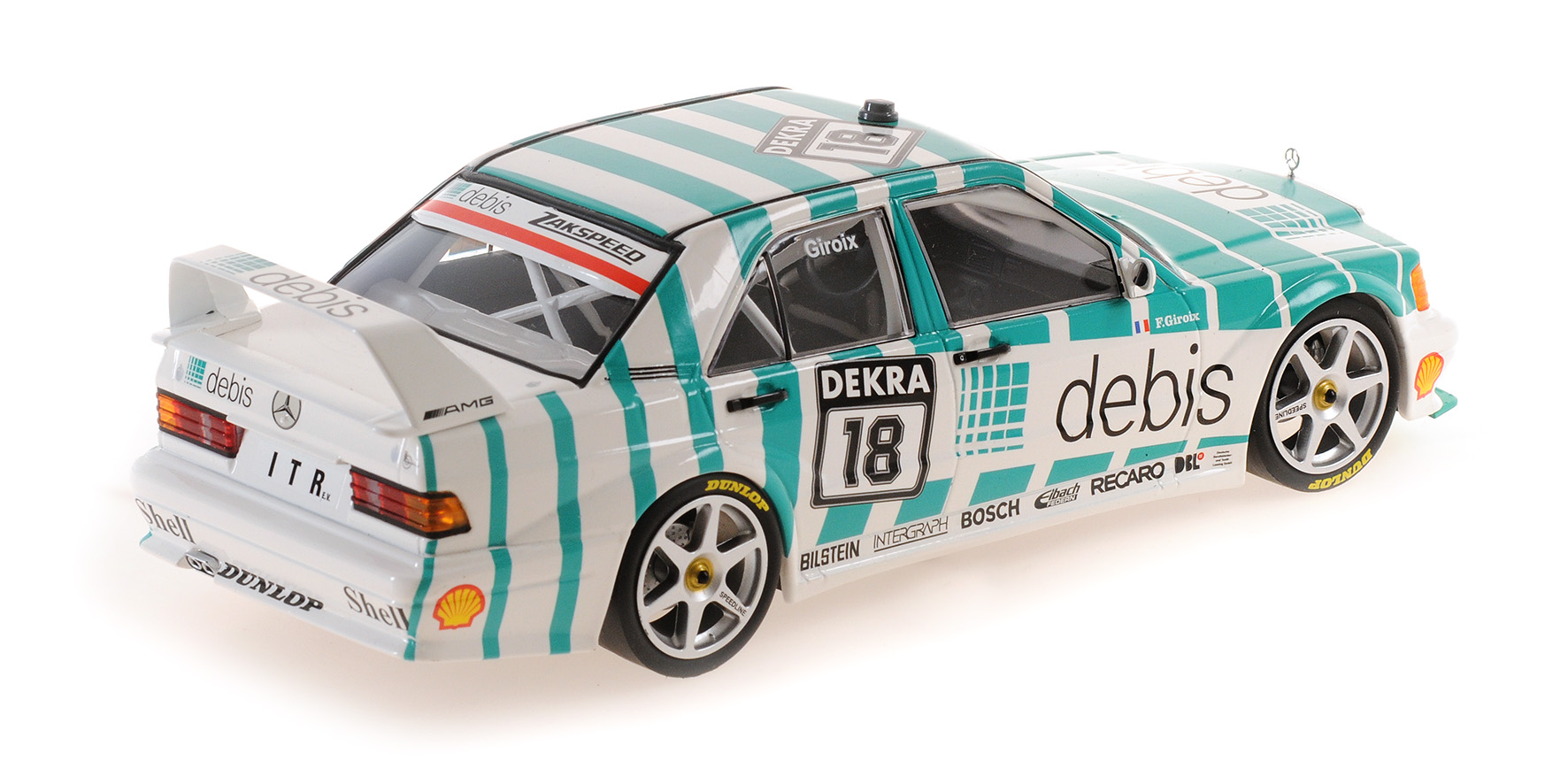 MERCEDES-BENZ 190E 2.5-16 EVO 2 - TEAM ZAKSPEED - FABIEN GIROIX - DTM 1991