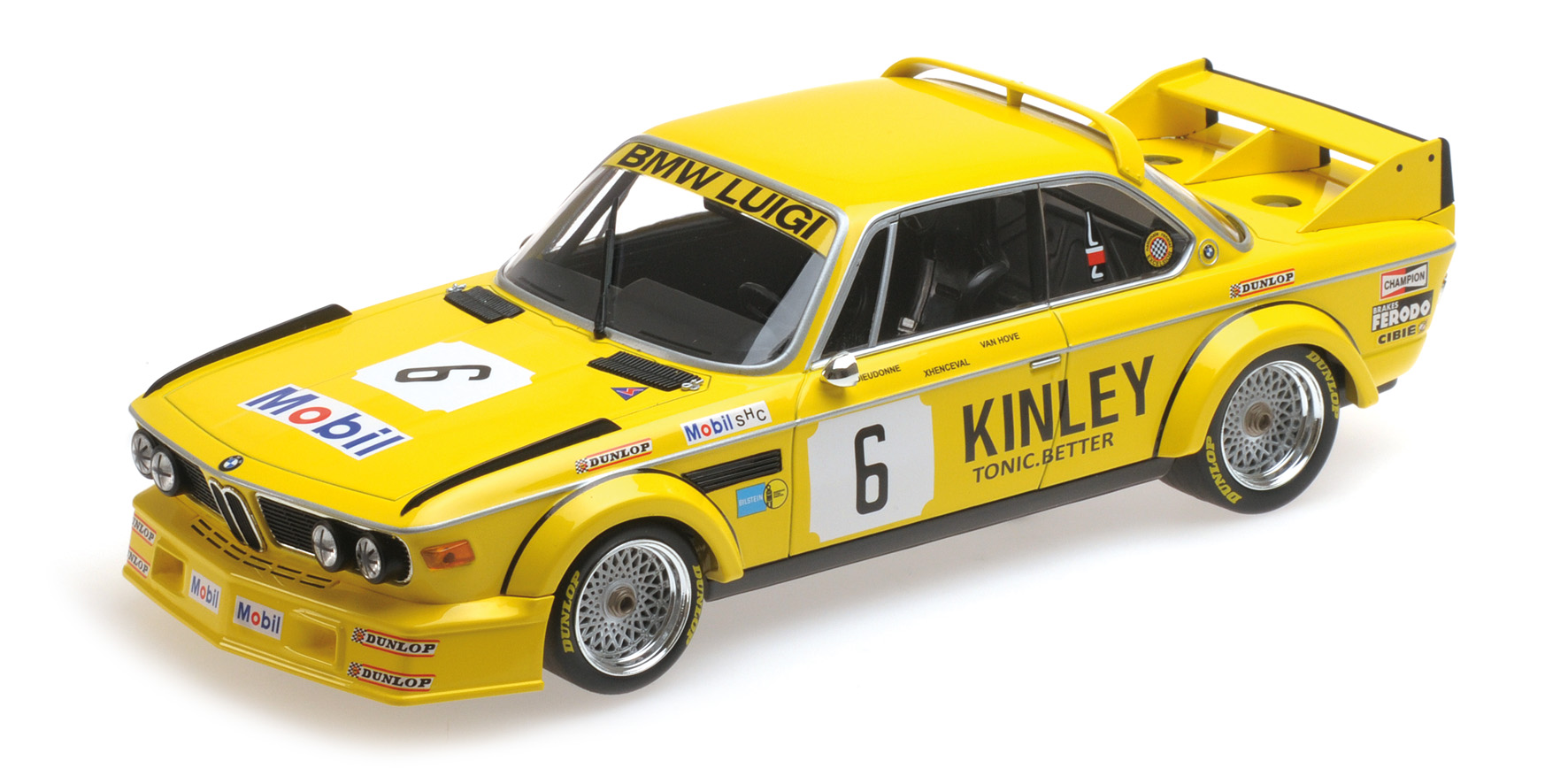 BMW 3.0 CSL - LUIGI RACING - VAN HOVE/XHENCEVAL/DIEUDONNÉ - WINNERS BRANDS HATCH 500 KM 1979