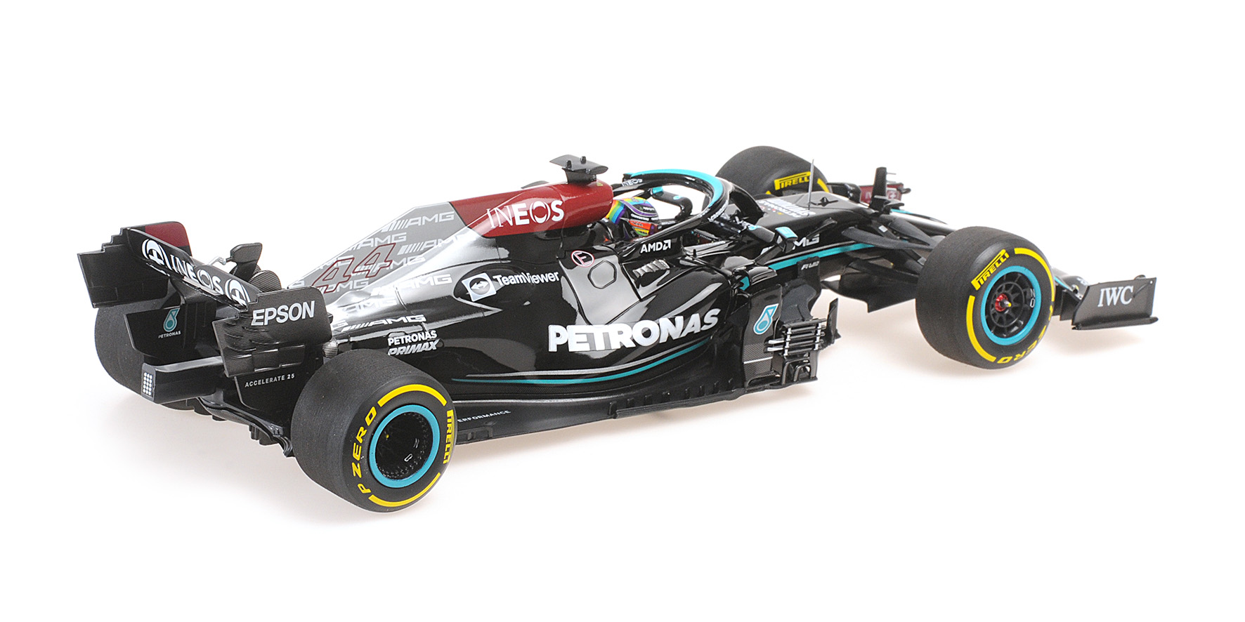 MERCEDES-AMG PETRONAS FORMULA ONE TEAM W12 E PERFORMANCE - LEWIS HAMILTON - WINNER QATAR GP 2021