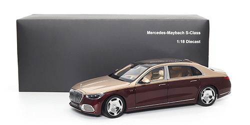 MERCEDES-MAYBACH-S-CLASS 2021 - KALAHARI GOLD/RUBELLITE RED