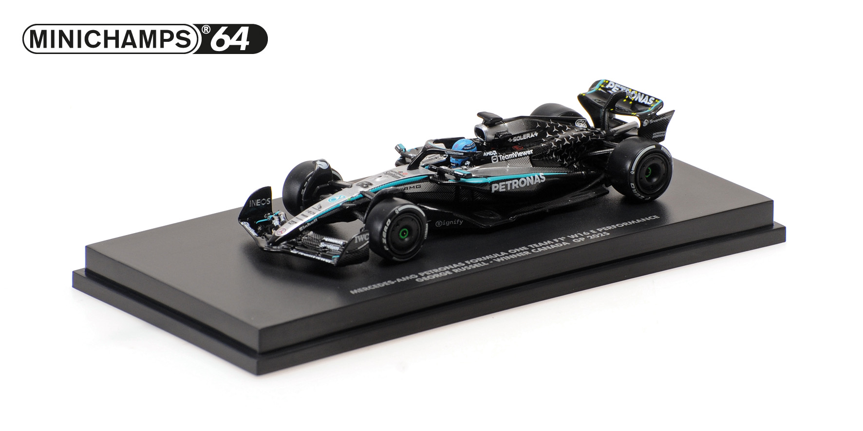 MERCEDES-AMG PETRONAS FORMULA ONE TEAM F1 W16 E PERFORMANCE - G. RUSSELL - WINNER CANADA GP 2025