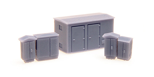 TRAFOHAUS - UNPAINTED - 5 PCS.