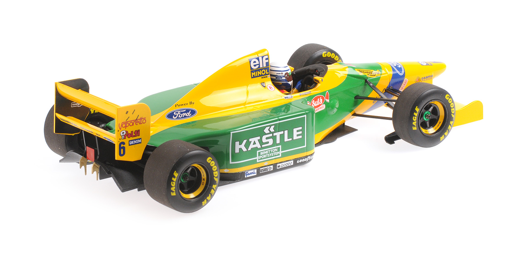 BENETTON FORD B193 - RICARDO PATRESE - 3RD PLACE BRITISH GP 1993