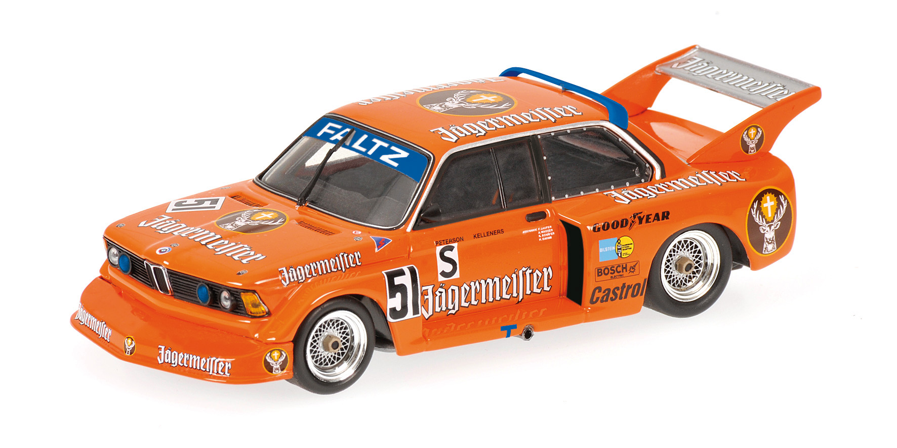 BMW 320I GRP. 5 - BMW TEAM FALTZ - PETERSON/KELLENERS - CLASS WINNERS 6H OF SILVERSTONE - 1977