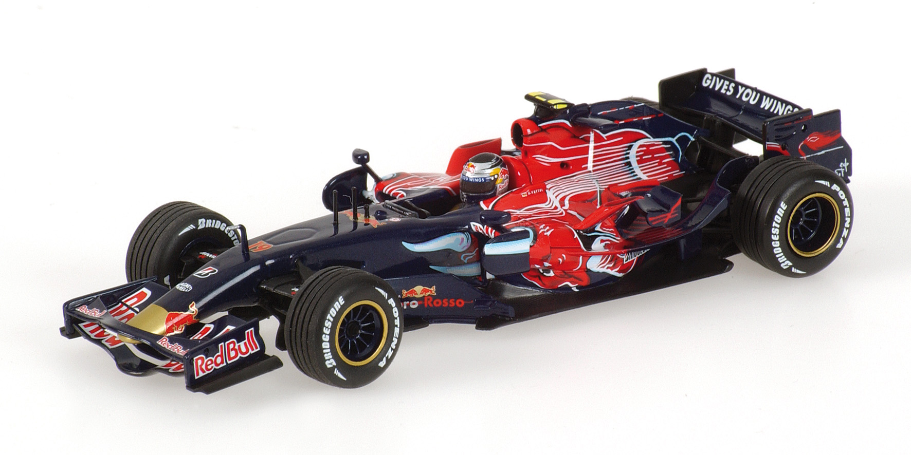 SCUDERIA TORO ROSSO - STR2 - SEBASTIAN VETTEL - 4TH CHINA GP 2007 - WITH INTERMEDIATE RAIN TYRES