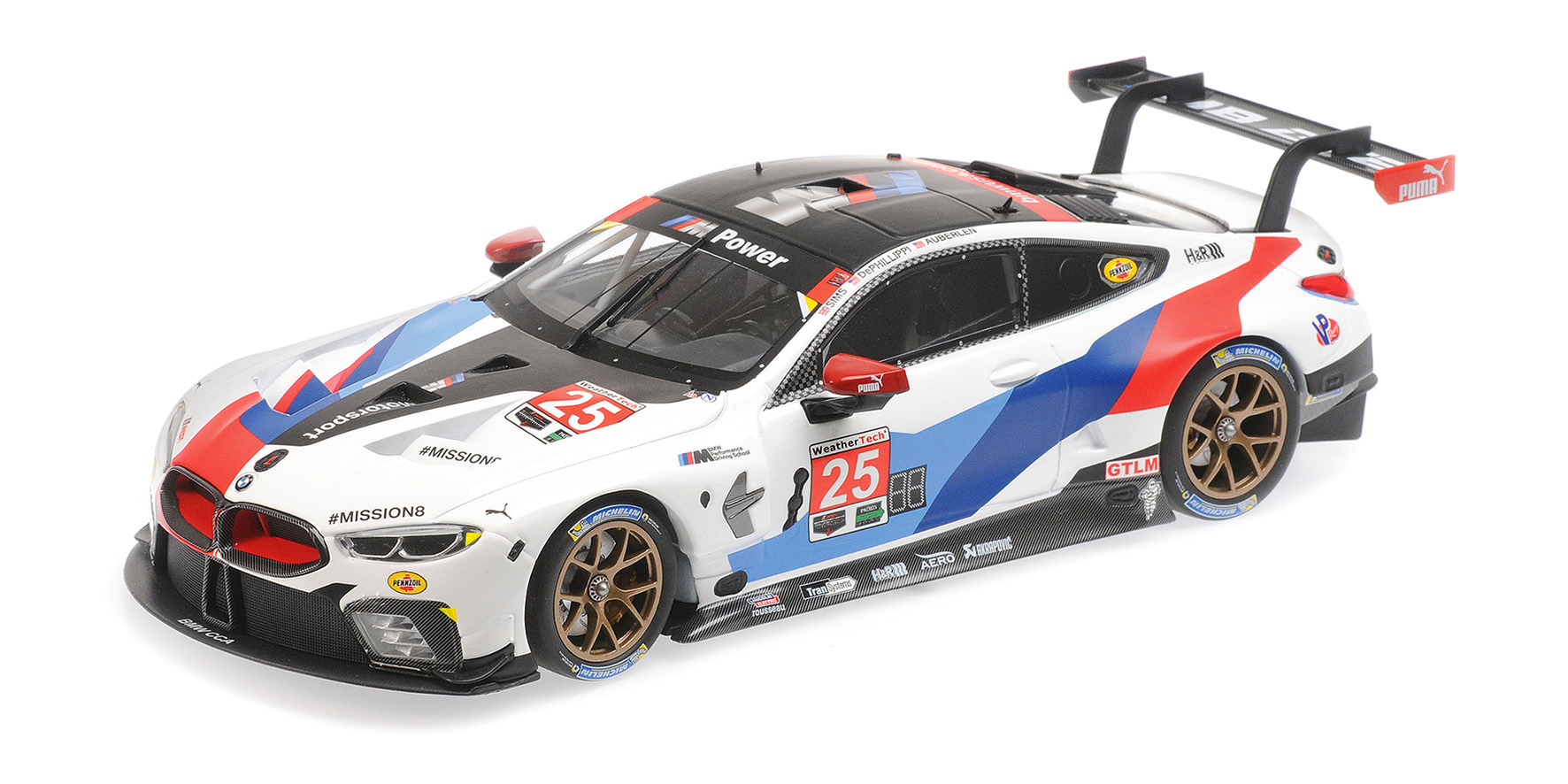 BMW M8 GTE - BMW TEAM RLL - DE PHILLIPPI/AUBERLEN/SIMS - 2ND CLASS 12H SEBRING 2018