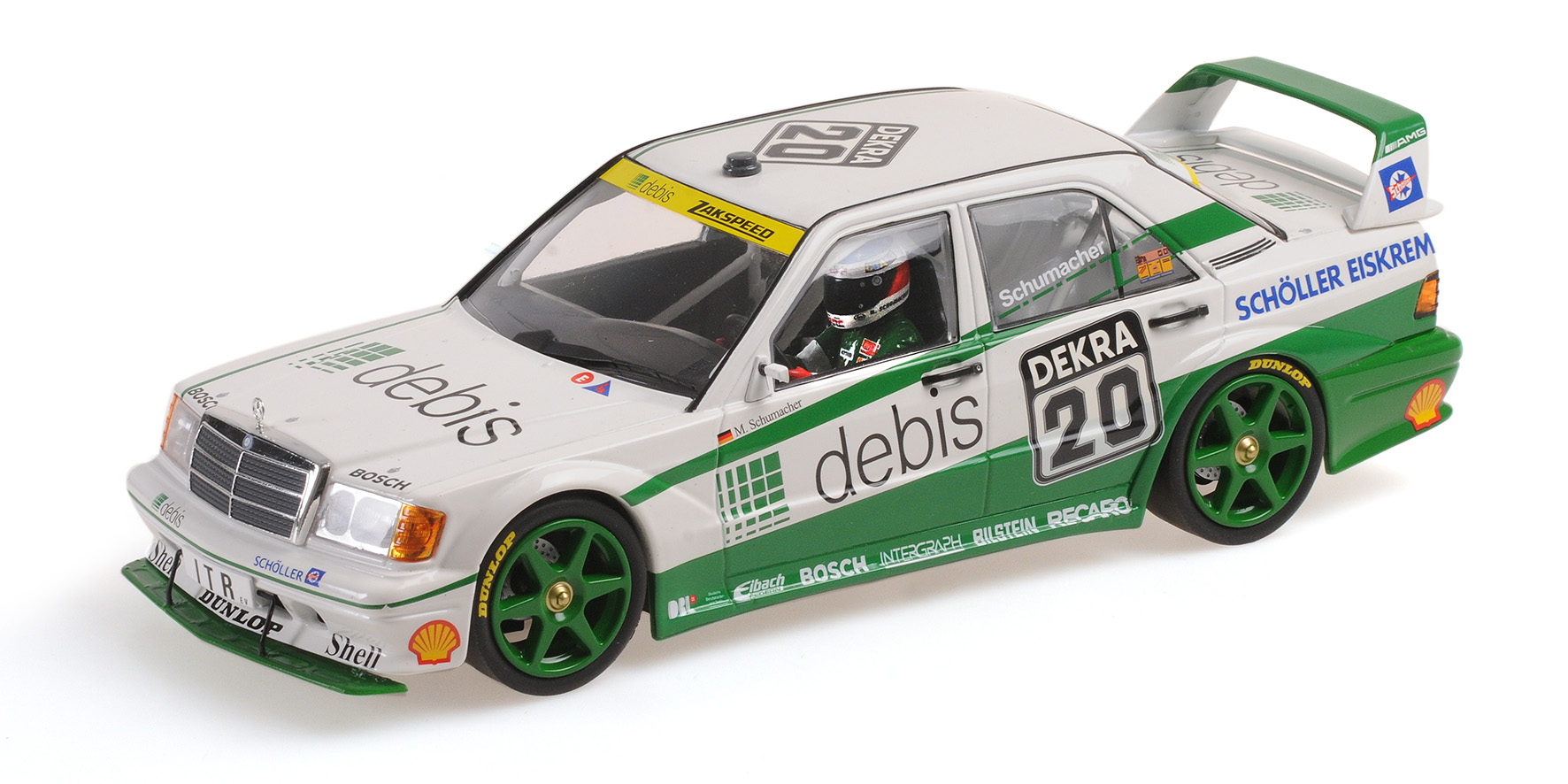 MERCEDES-BENZ 190E 2.5-16 EVO 2 - TEAM ZAKSPEED - MICHAEL SCHUMACHER - DTM 1991