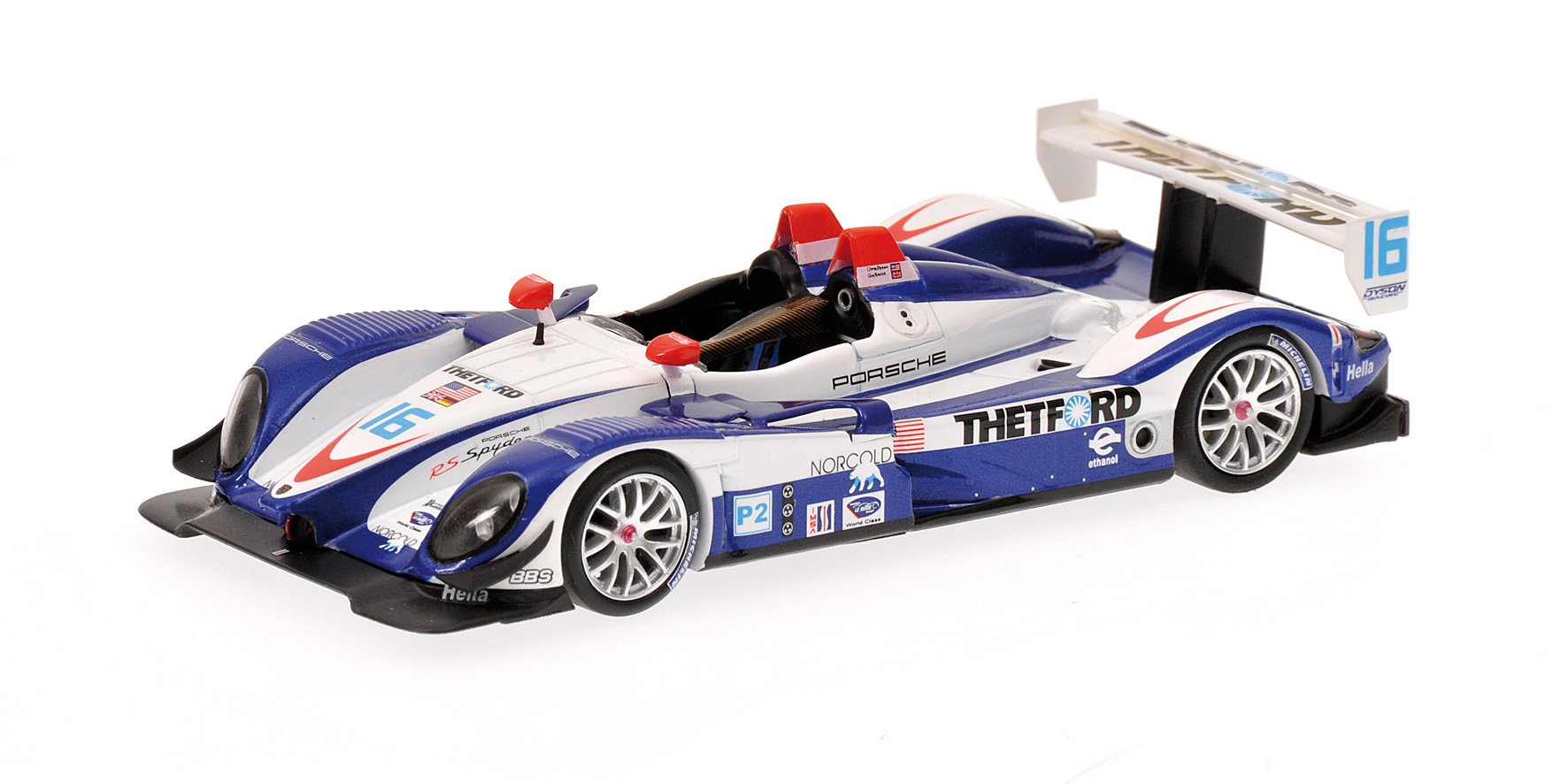 PORSCHE RS SPYDER - DYSON RACING - DYSON/SMITH - 4TH PLACE 12H SEBRING 2008