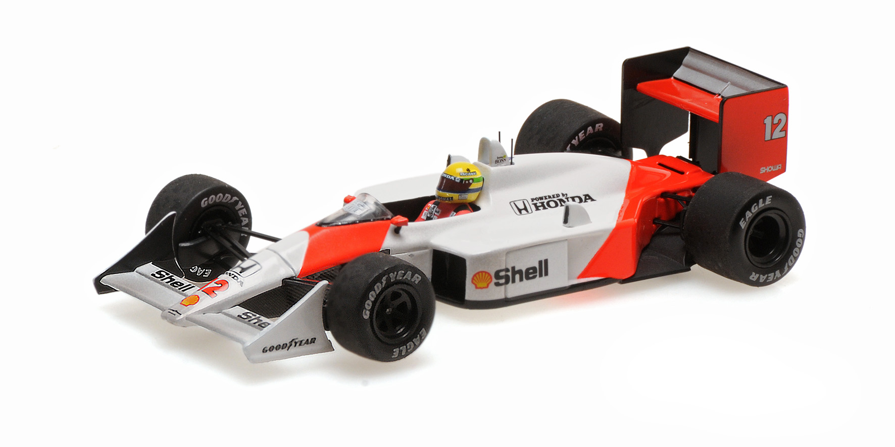 MCLAREN HONDA MP4/4 - AYRTON SENNA  - WORLD CHAMPION 1988 - DIRTY VERSION