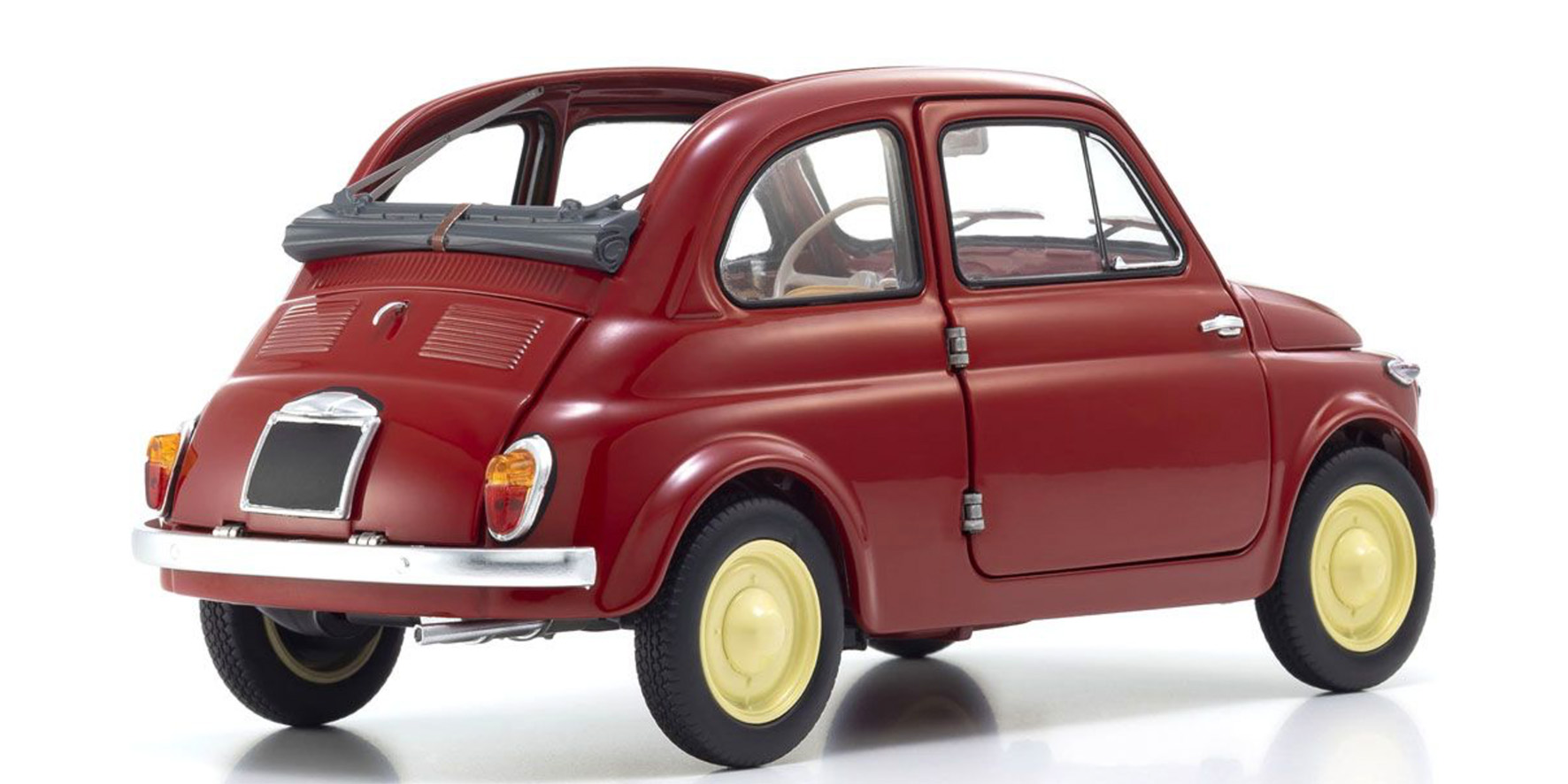 FIAT NUOVA 500 - CORAL RED (08966R)