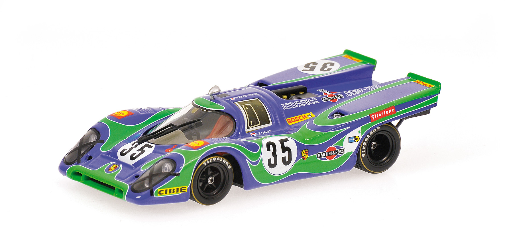 PORSCHE 917 - 'HIPPIE' - MARTINI RACING TEAM - LARROUSSE/VAN LENNEP - 6H WATKINS GLEN 1970