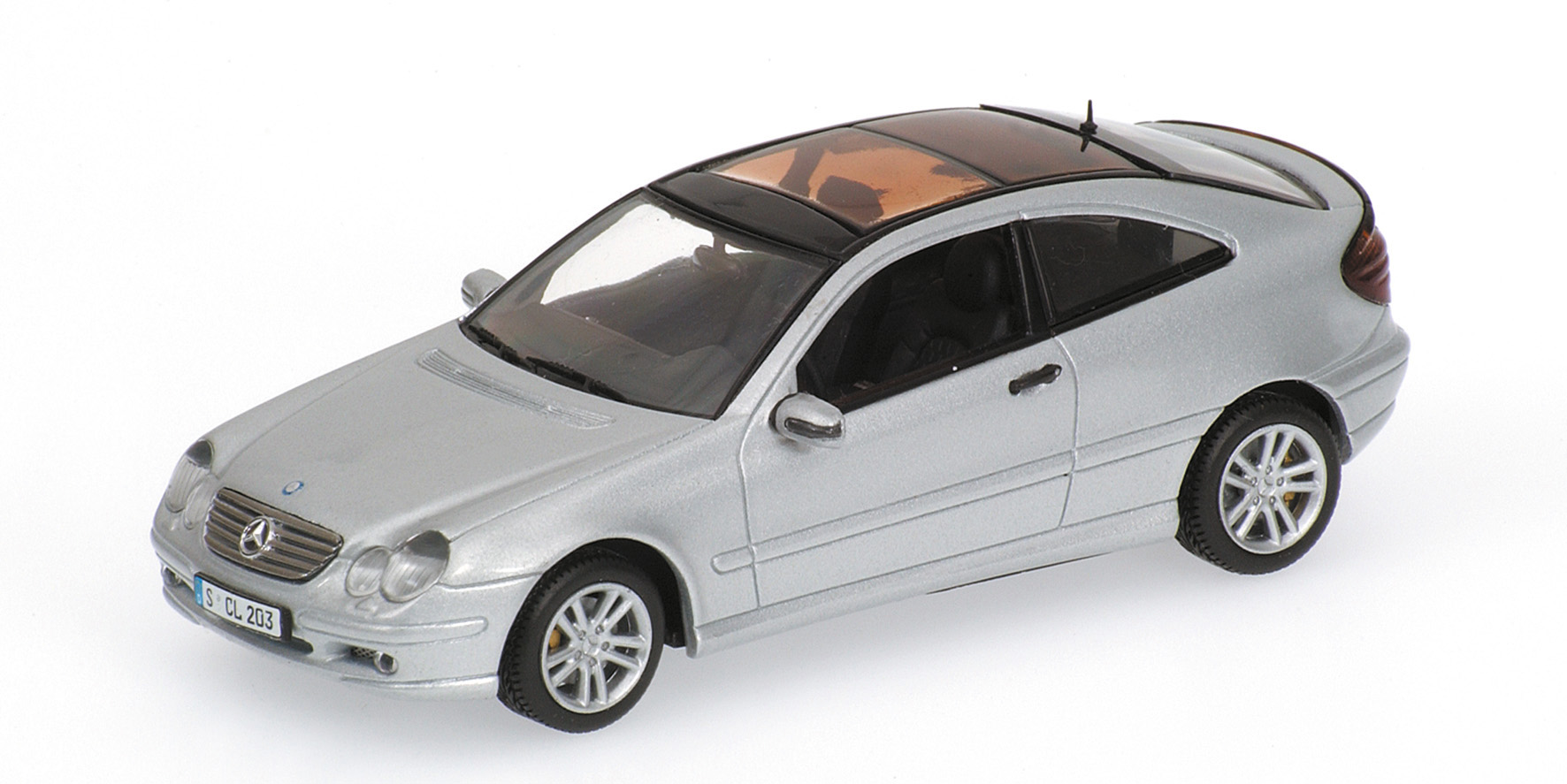 MERCEDES-BENZ  C-CLASS SPORTS COUPE (CL203) - 2001 - SILVER