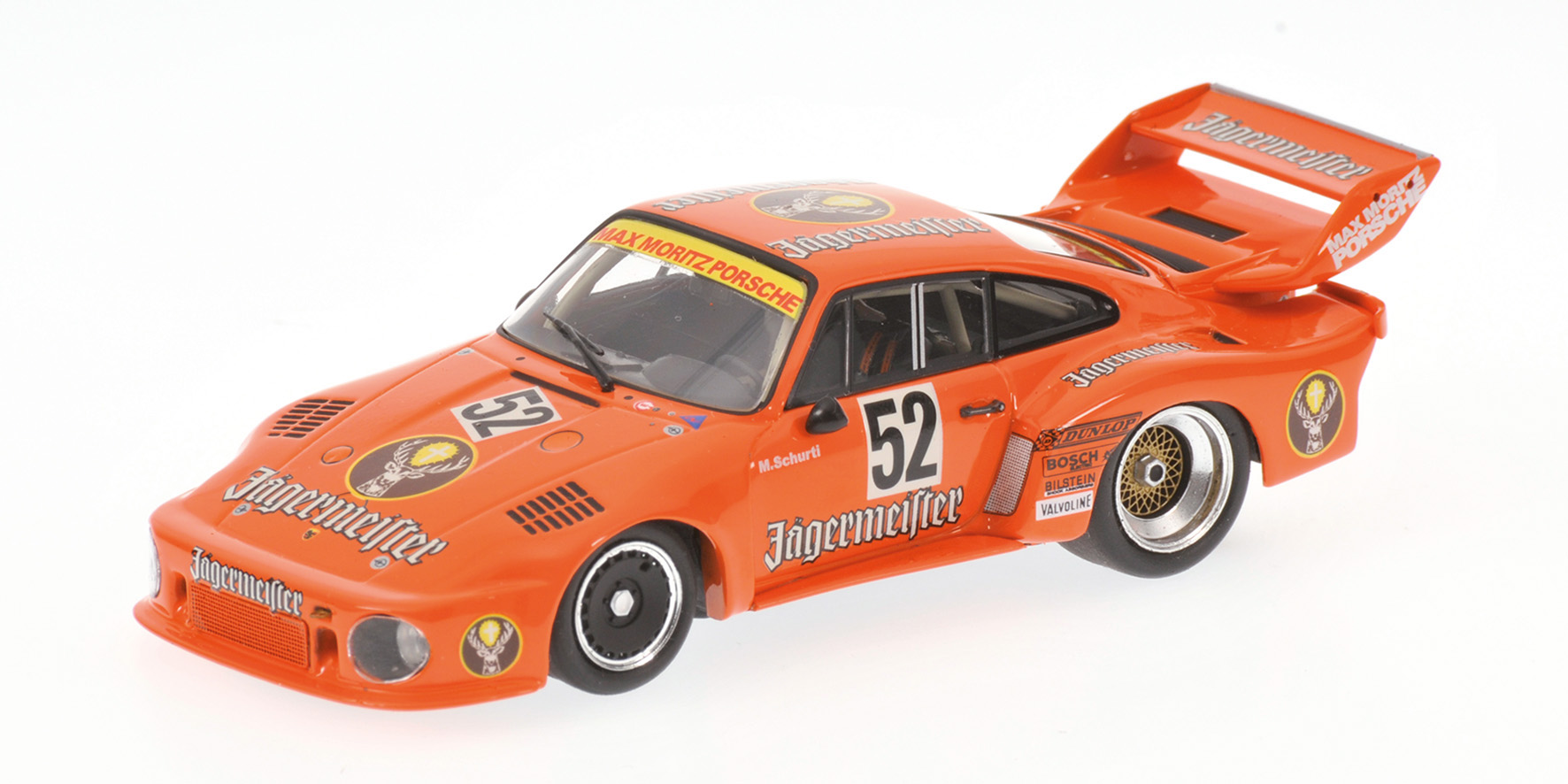 PORSCHE 935 - MAX MORITZ 'JÄGERMEISTER' - MANFRED SCHURTI - WINNER DIV I ZOLDER DRM 1977