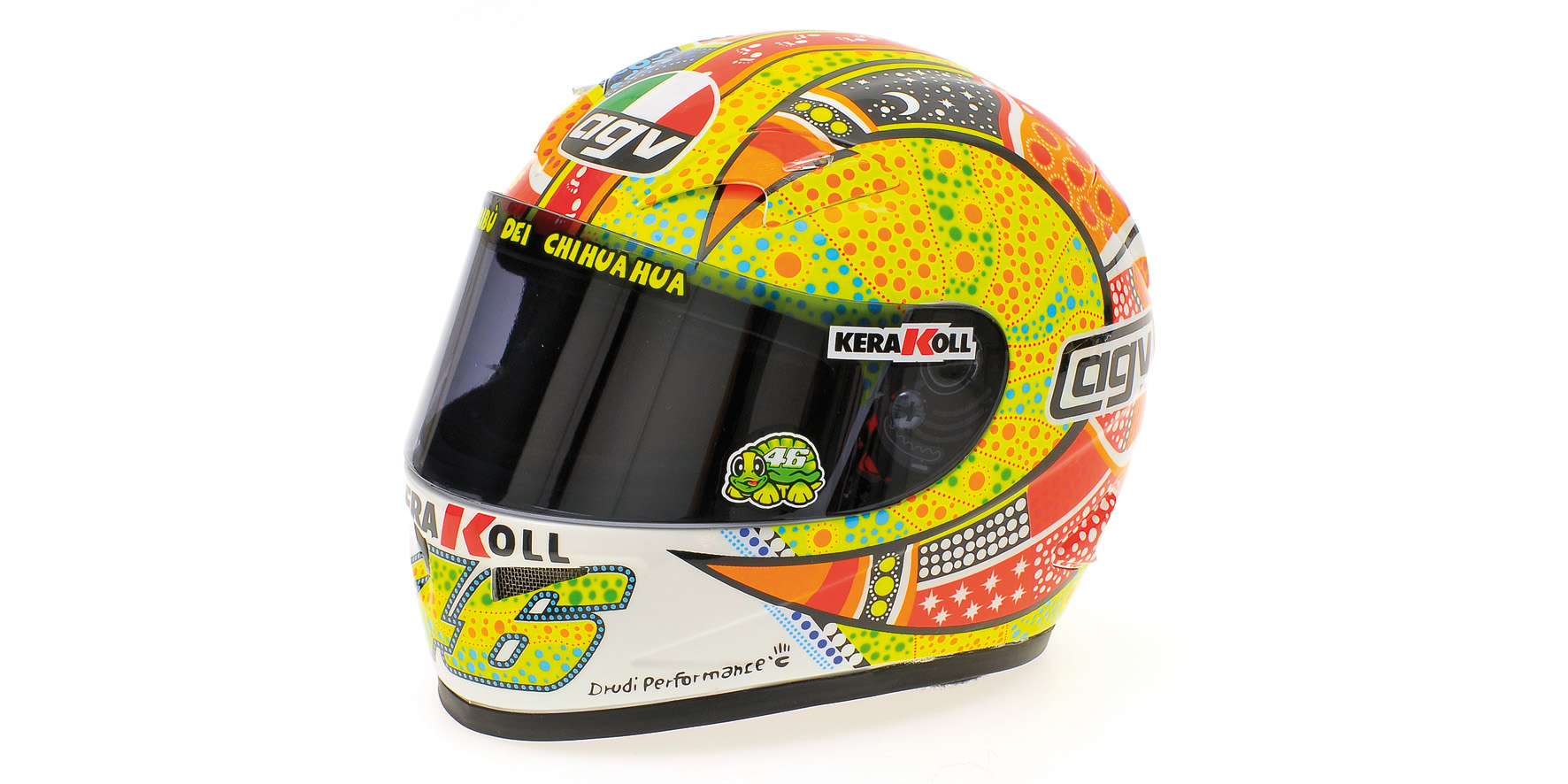 AGV HELMET - VALENTINO ROSSI - MOTOGP PHILLIP ISLAND - 2007