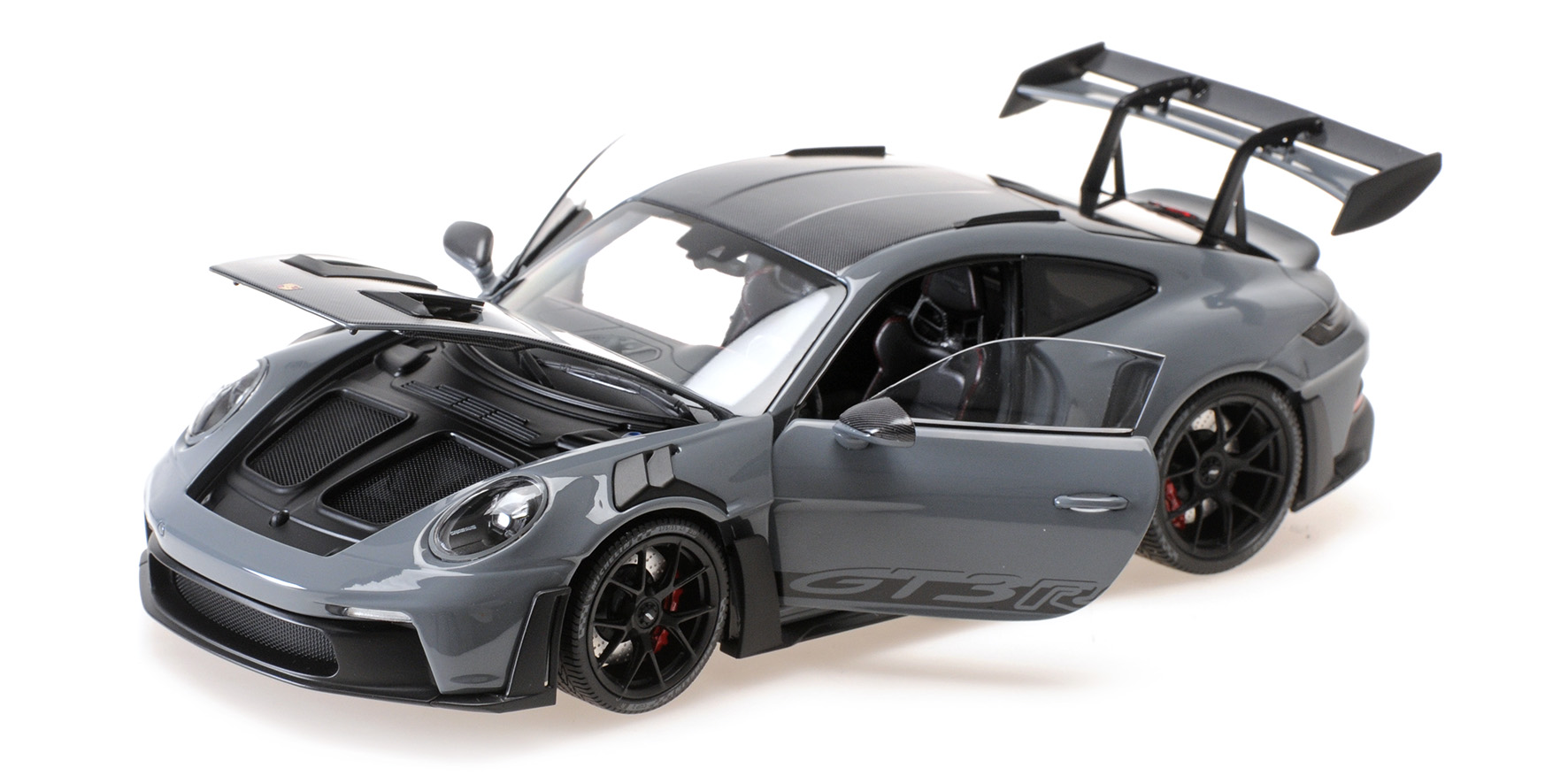 PORSCHE 911 (992) GT3 RS - 2024 - GREY W/WEISSACH PACKAGE W BLACK WHEELS