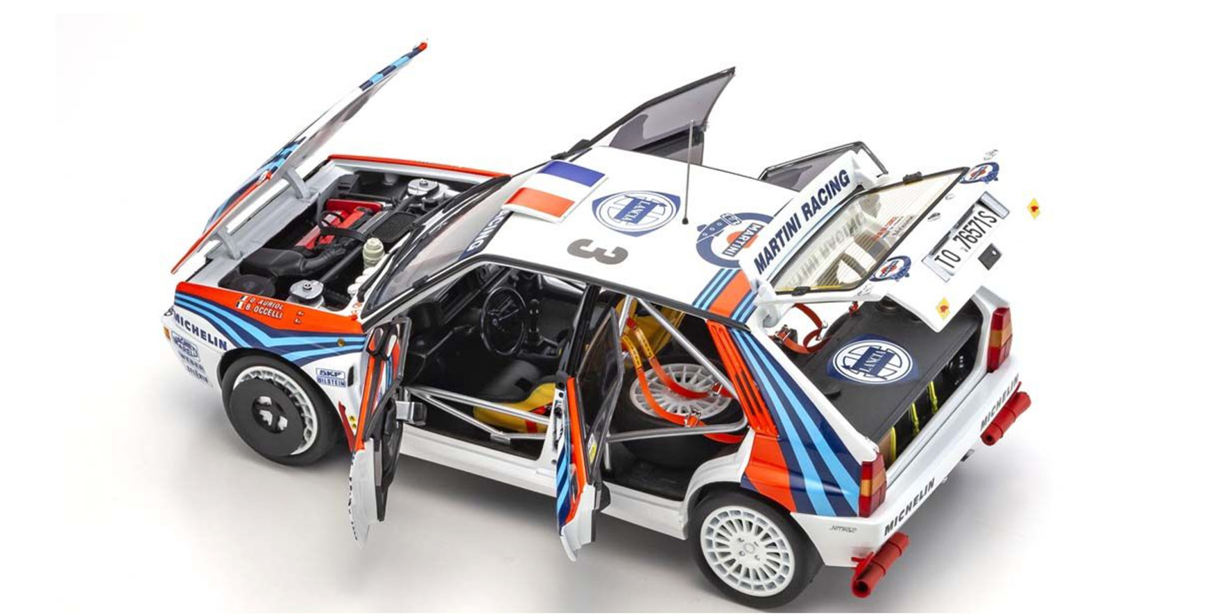 LANCIA DELTA HF INTEGRALE EVOLUTIONE 1992 #3 TOUR DE CORSE (08348H)