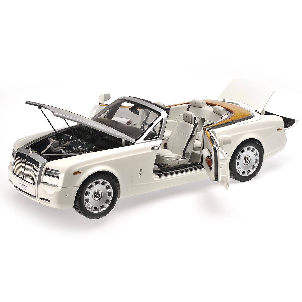 ROLLS ROYCE PHANTOM DROPHEAD COUPE SERIES II - ENGLISH WHITE (08641EW)