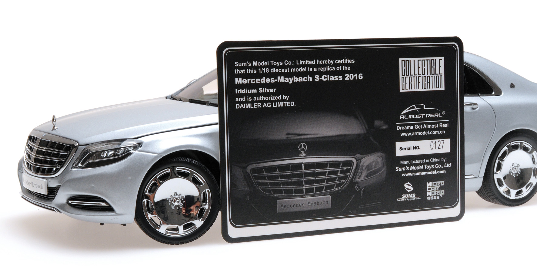 MERCEDES-BENZ S-CLASS MAYBACH - 2016 - IRIDIUM SILVER