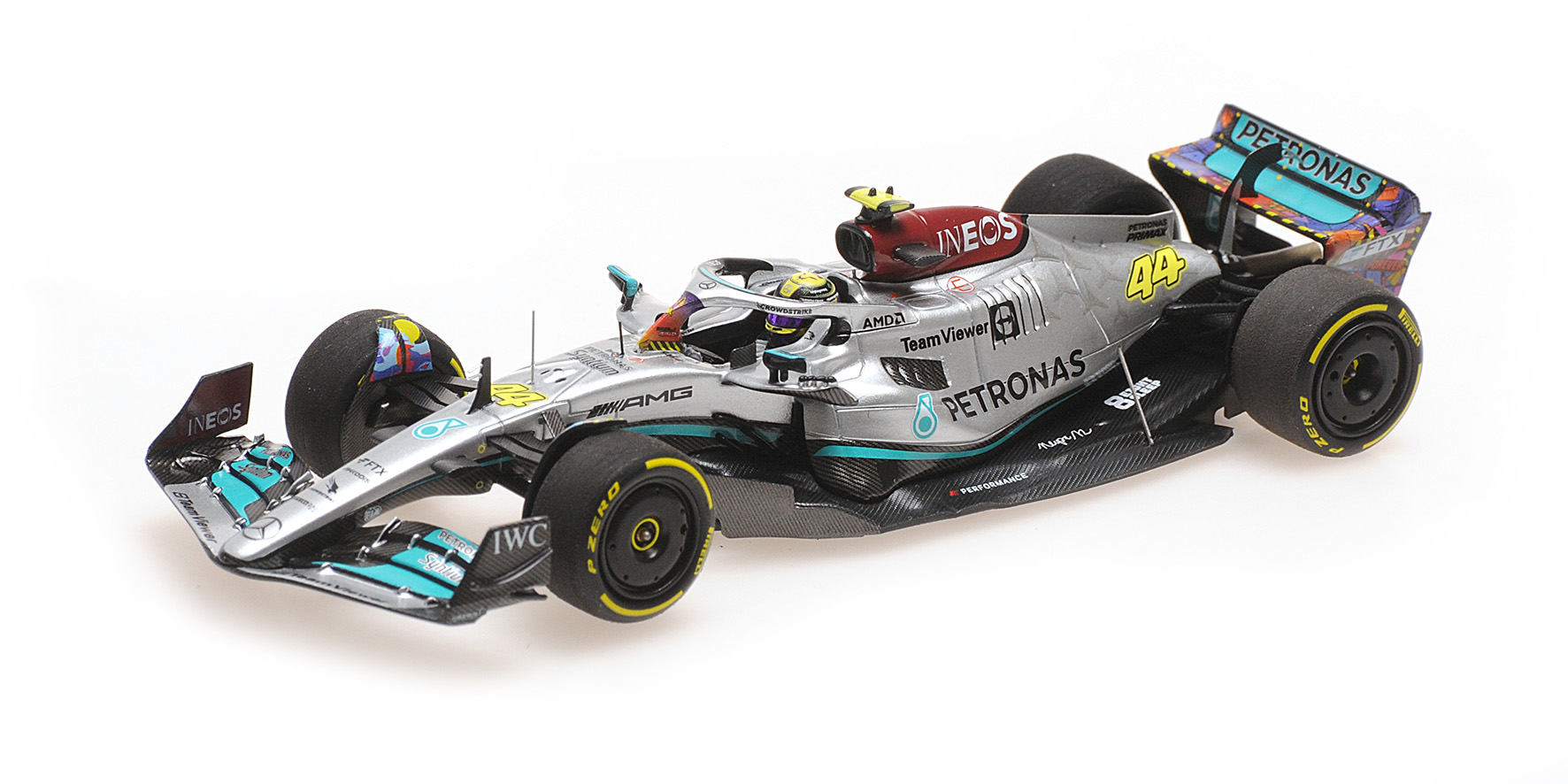 MERCEDES-AMG PETRONAS FORMULA ONE TEAM F1 W13 E PERFORMANCE - LEWIS HAMILTON - MIAMI GP 2022