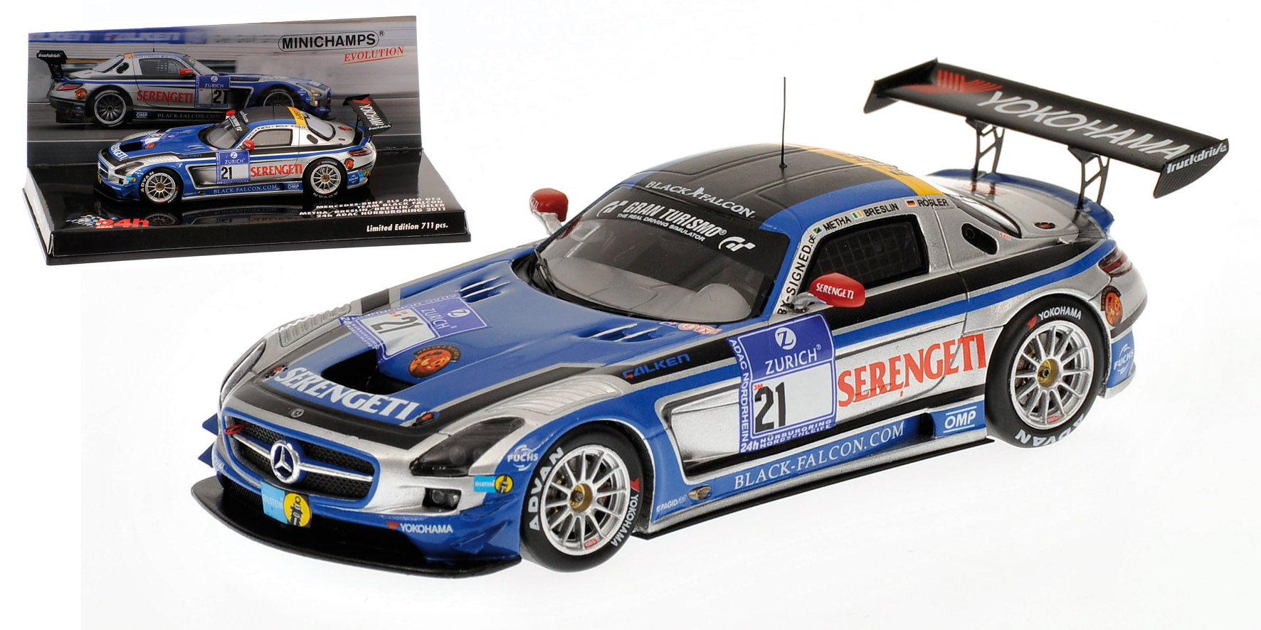 MERCEDES-BENZ SLS AMG GT3 - METHA/BRESLIN/RÖSLER - 24H NÜRBURGRING 2011
