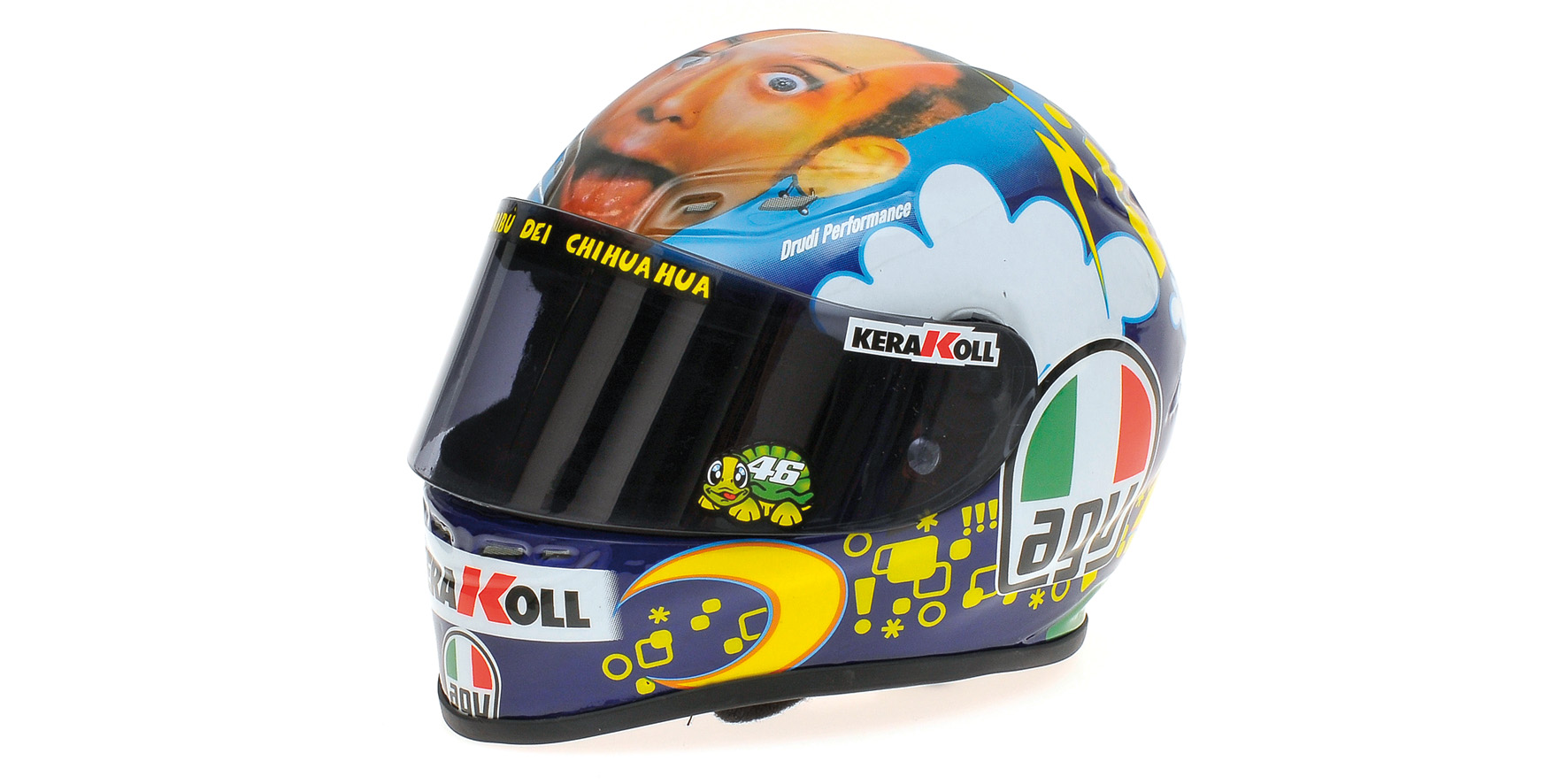 AGV HELMET - VALENTINO ROSSI - MOTOGP MUGELLO - 2008