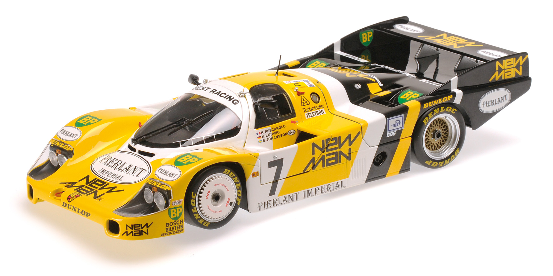 PORSCHE 956L - 'NEWMAN' - TEAM JOEST RACING - PESCAROLO/LUDWIG/JOHANSSON - WINNERS 24H LE MANS 1984