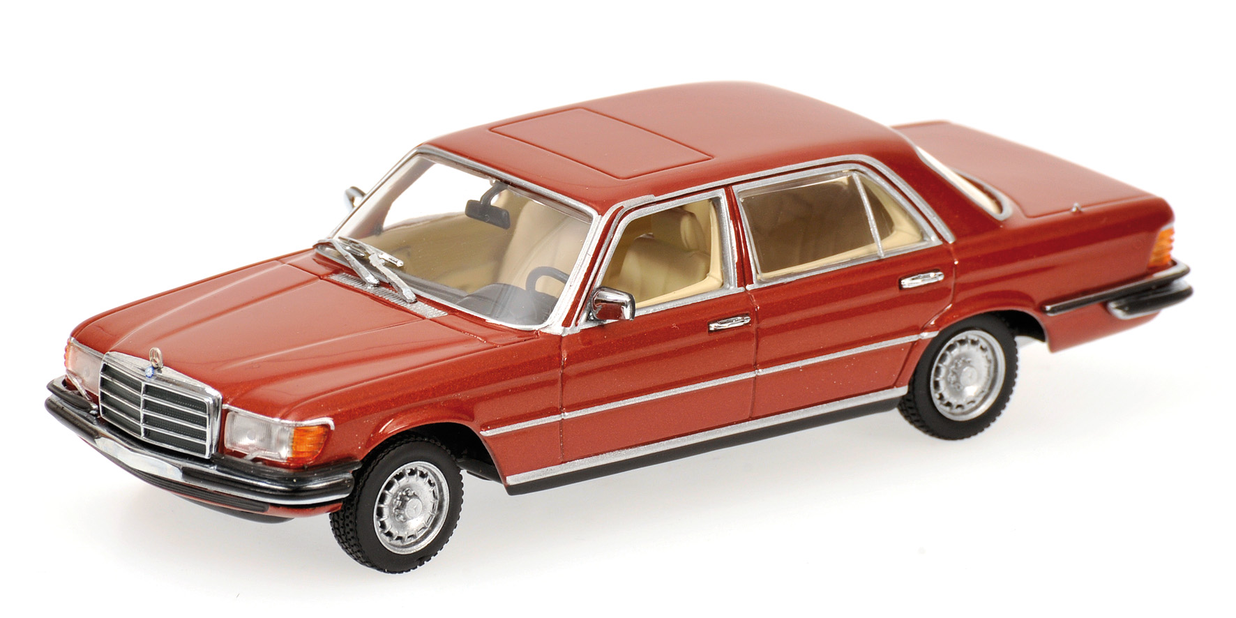 MERCEDES-BENZ 450SEL 6.9 (W116) - 1974 - RED METALLIC