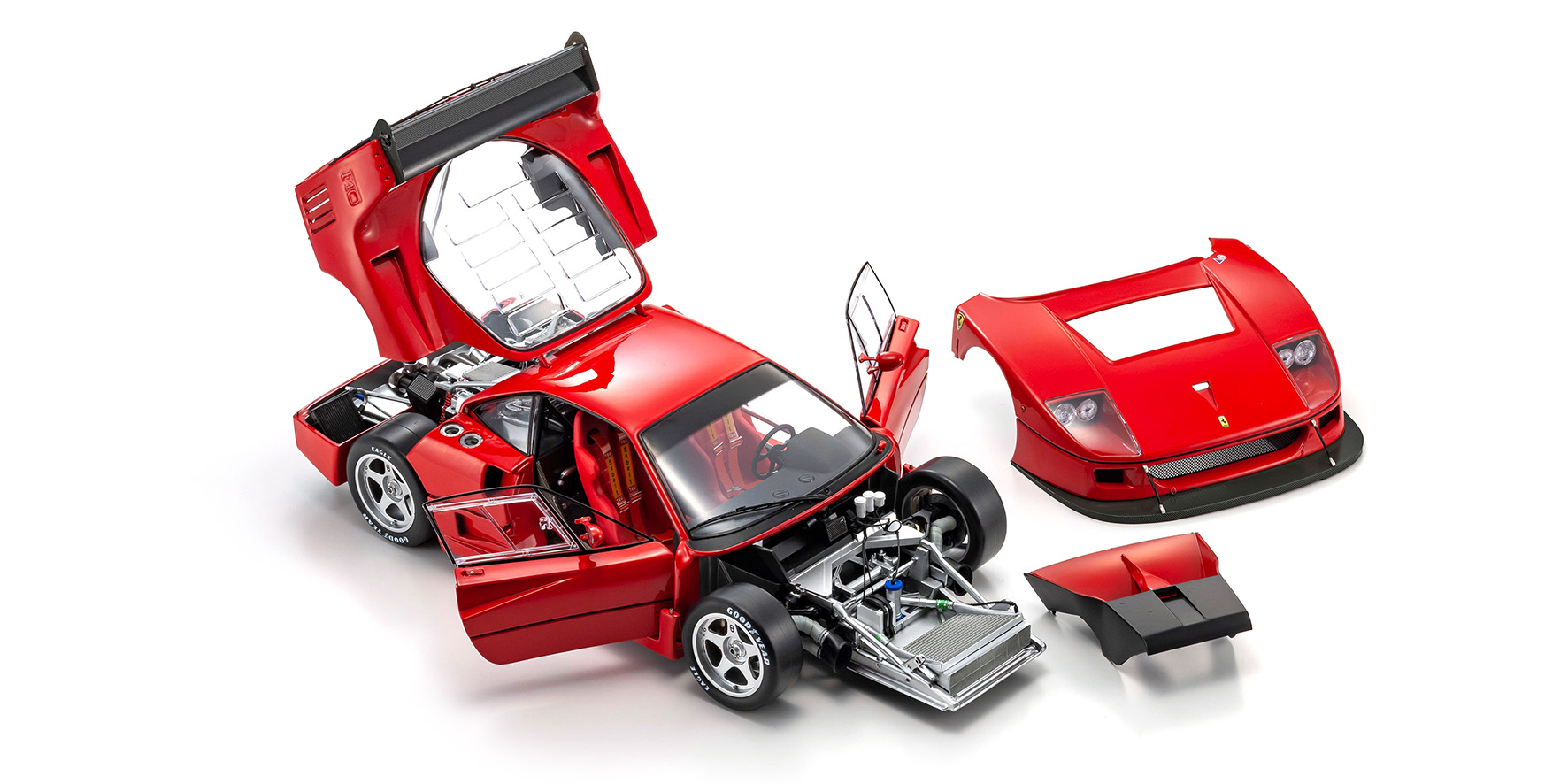 FERRARI F40 COMPETIZIONE - RED (08602CR)
