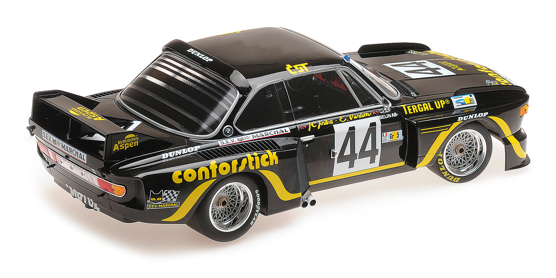 BMW 3.5 CSL - A.S.P.M.-TANDAY MUSIC - JUSTICE/BELIN - 24H LE MANS 1976