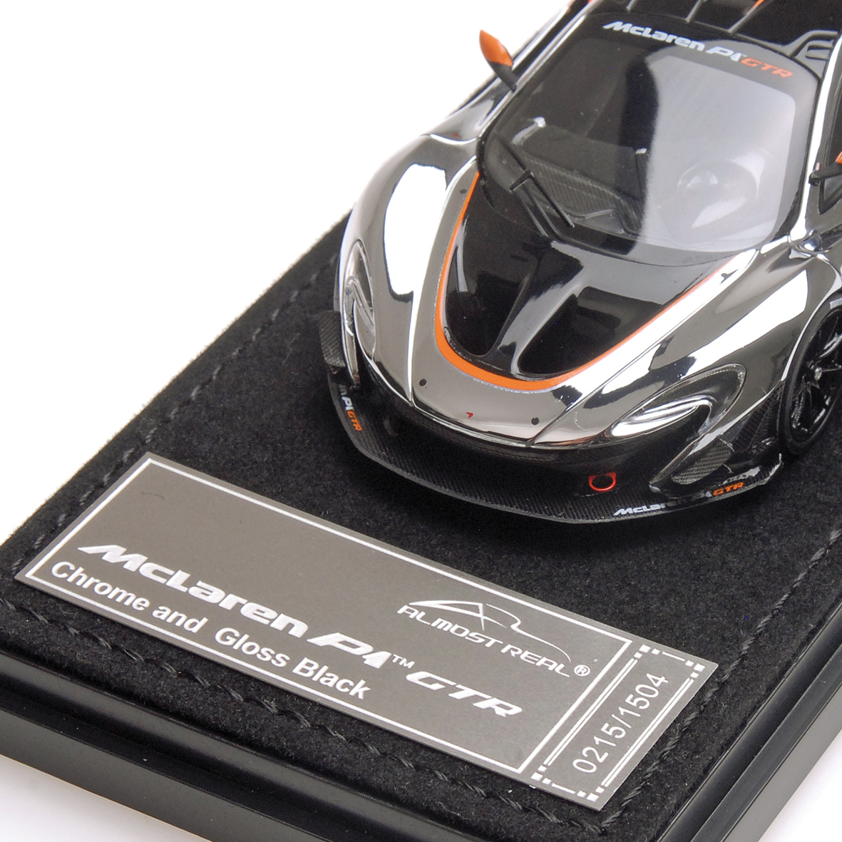 MCLAREN P1 GTR - CHROME AND GLOSS BLACK