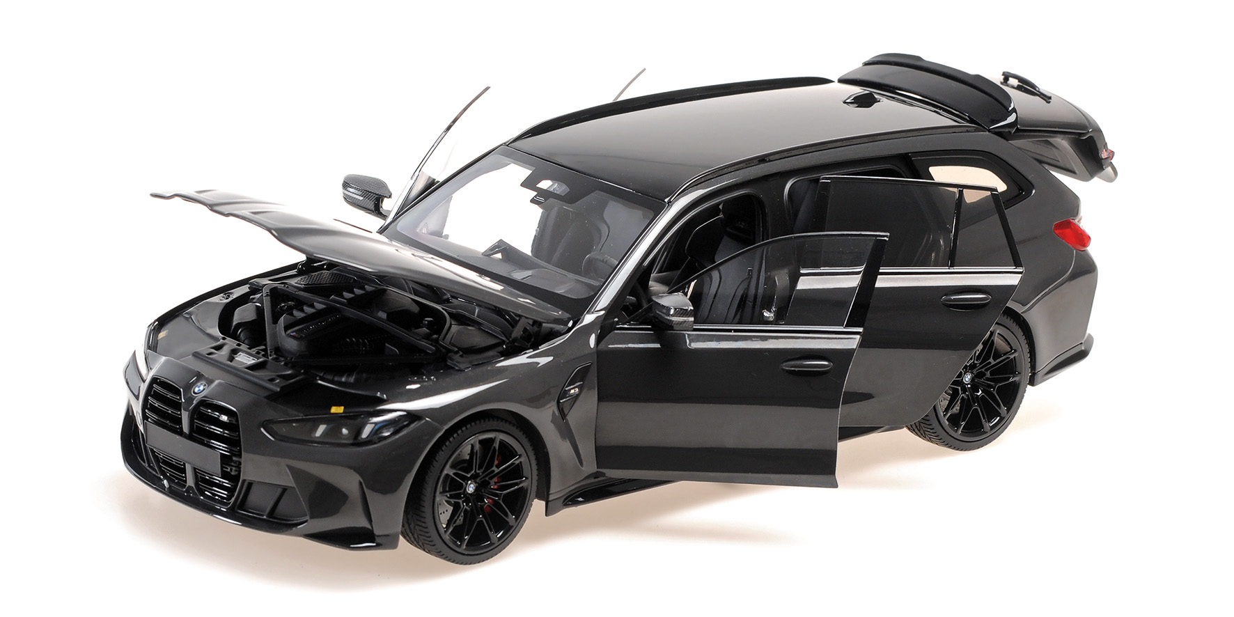 BMW M3 TOURING - 2024 - DRAVITGREY METALLIC W BLACK WHEELS AND BLACK INTERIOR