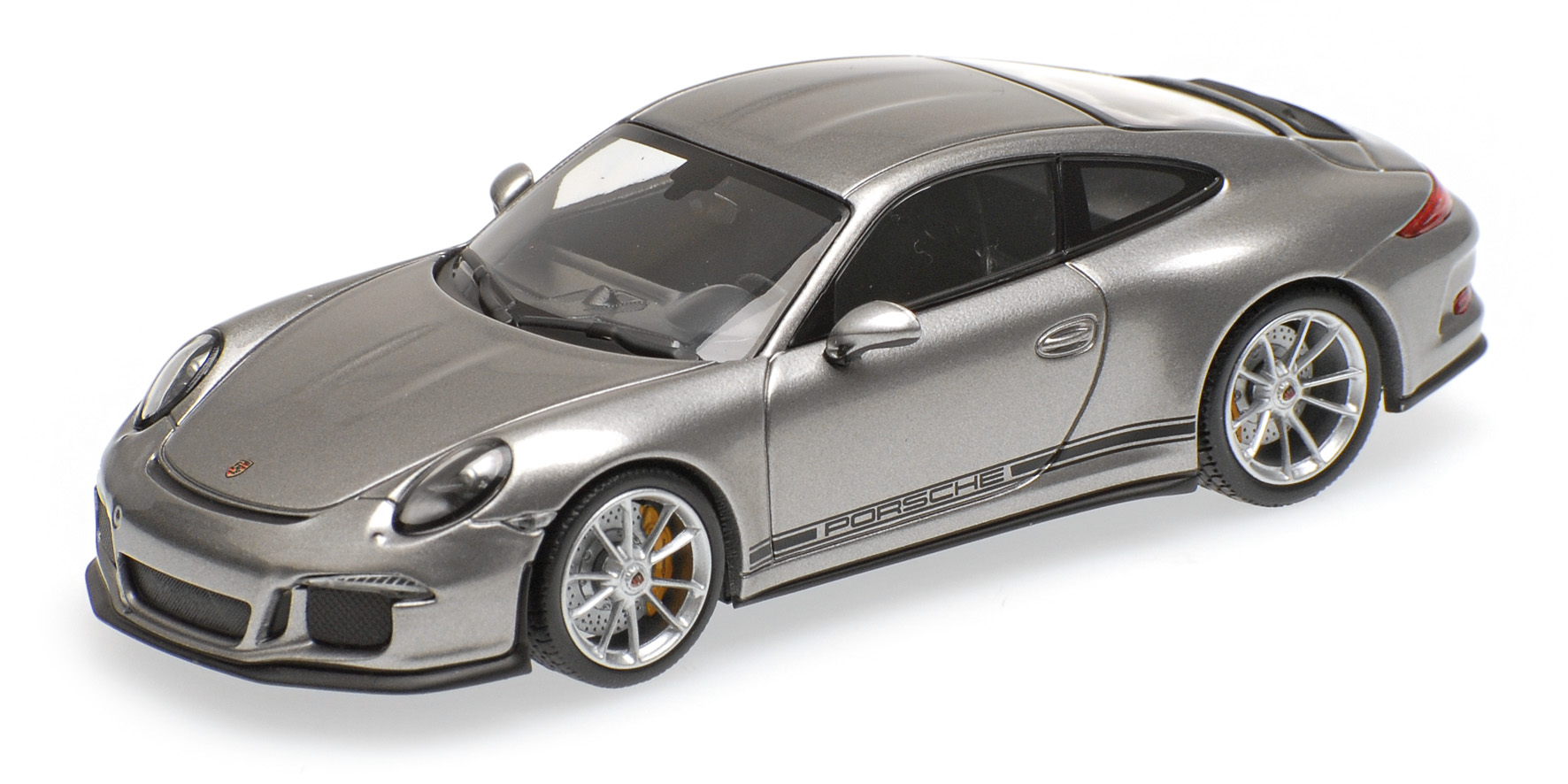 PORSCHE 911 R - 2016 - SILVER W/ BLACK WRITING