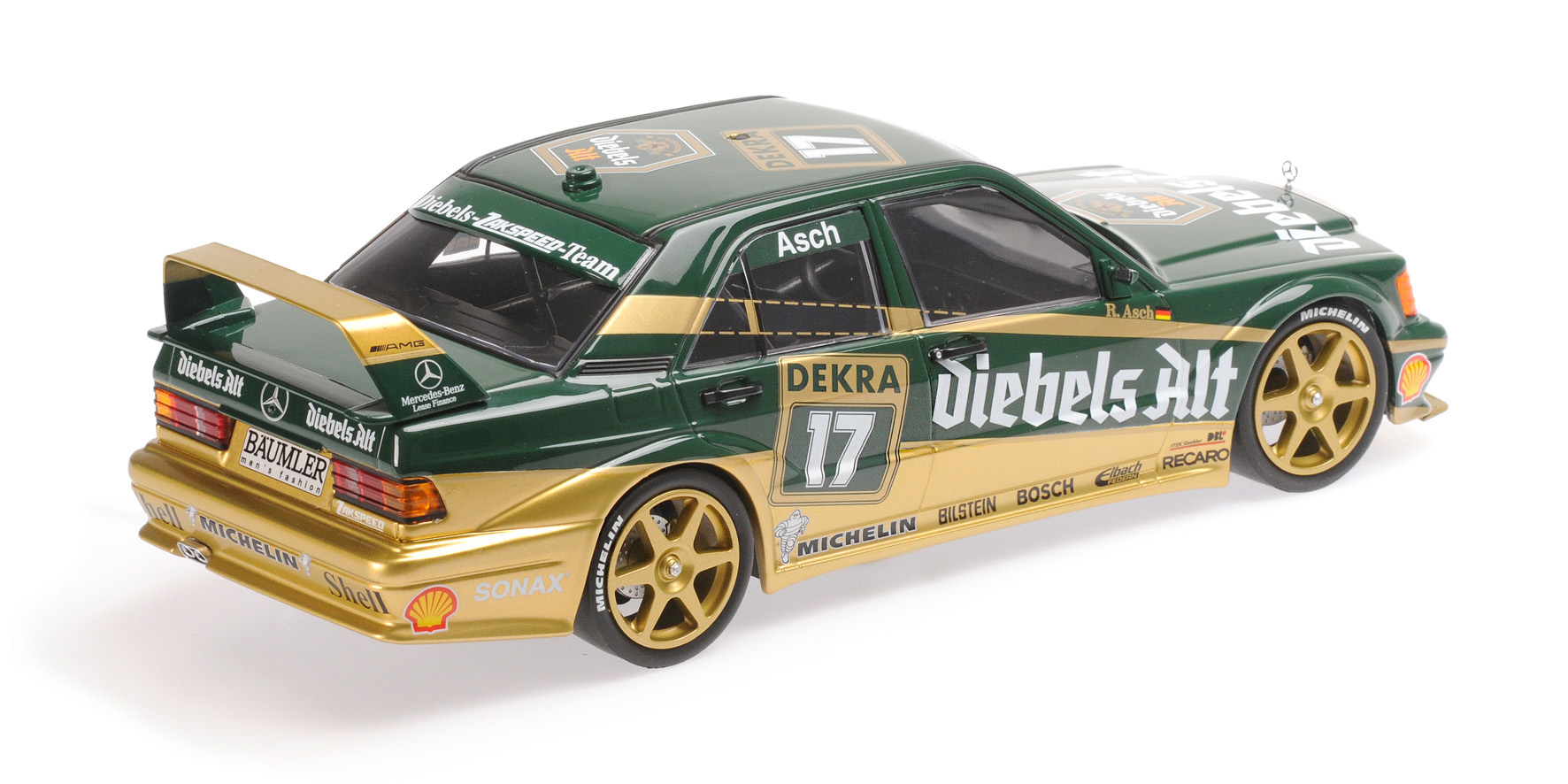 MERCEDES-BENZ 190E 2.5-16 EVO 2 - ZAKSPEED - ROLAND ASCH - DTM 1992