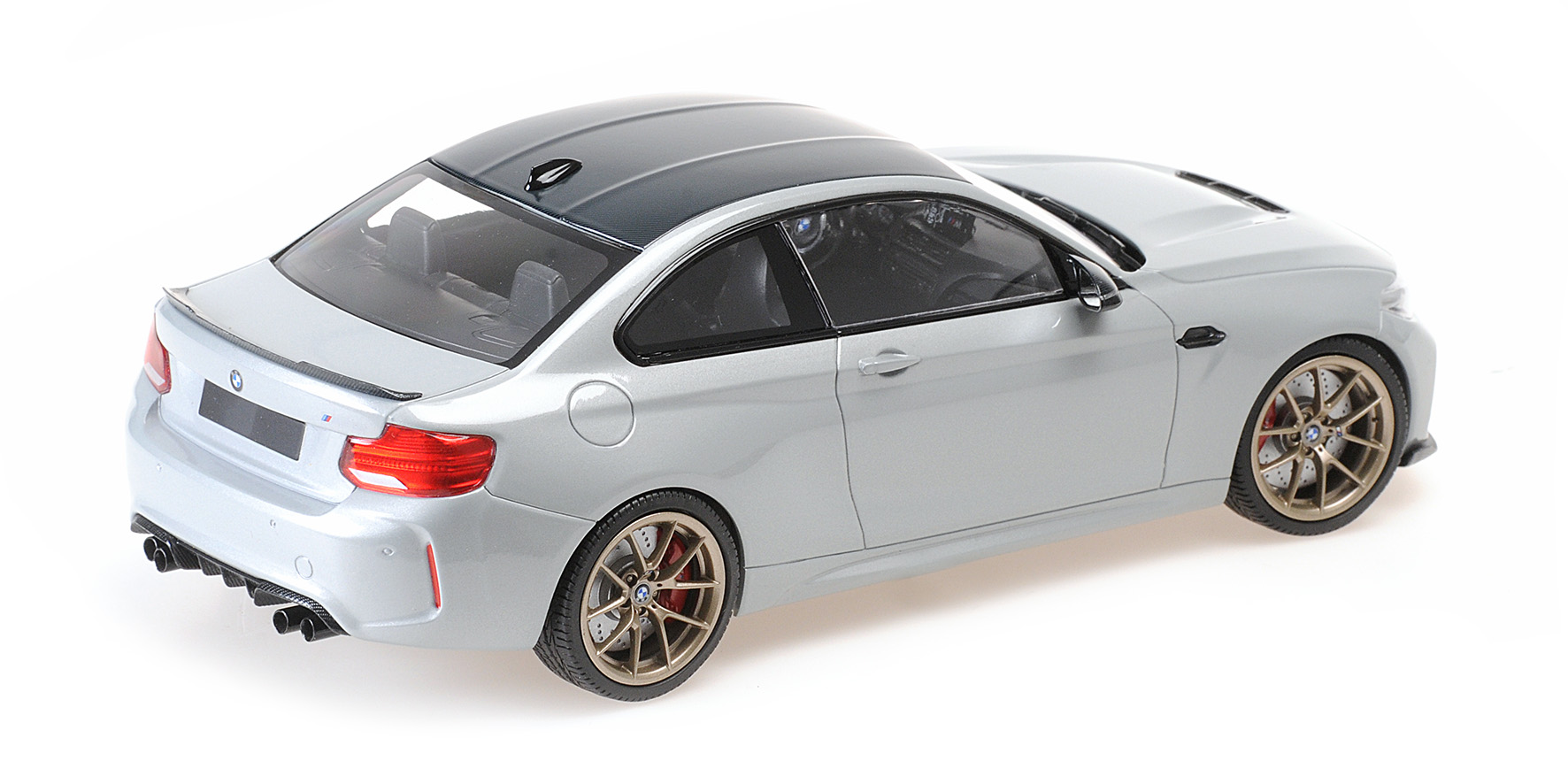 BMW M2 CS - 2020 - SILVER METALLIC W/GOLD WHEELS