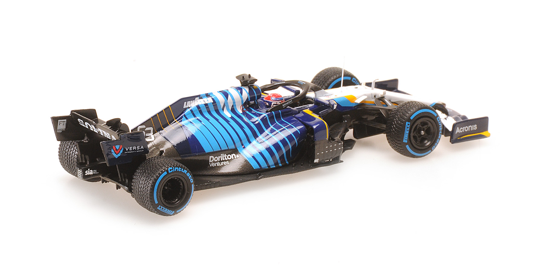 WILLIAMS RACING MERCEDES FW43B - GEORGE RUSSELL - 2ND PLACE BELGIAN GP 2021